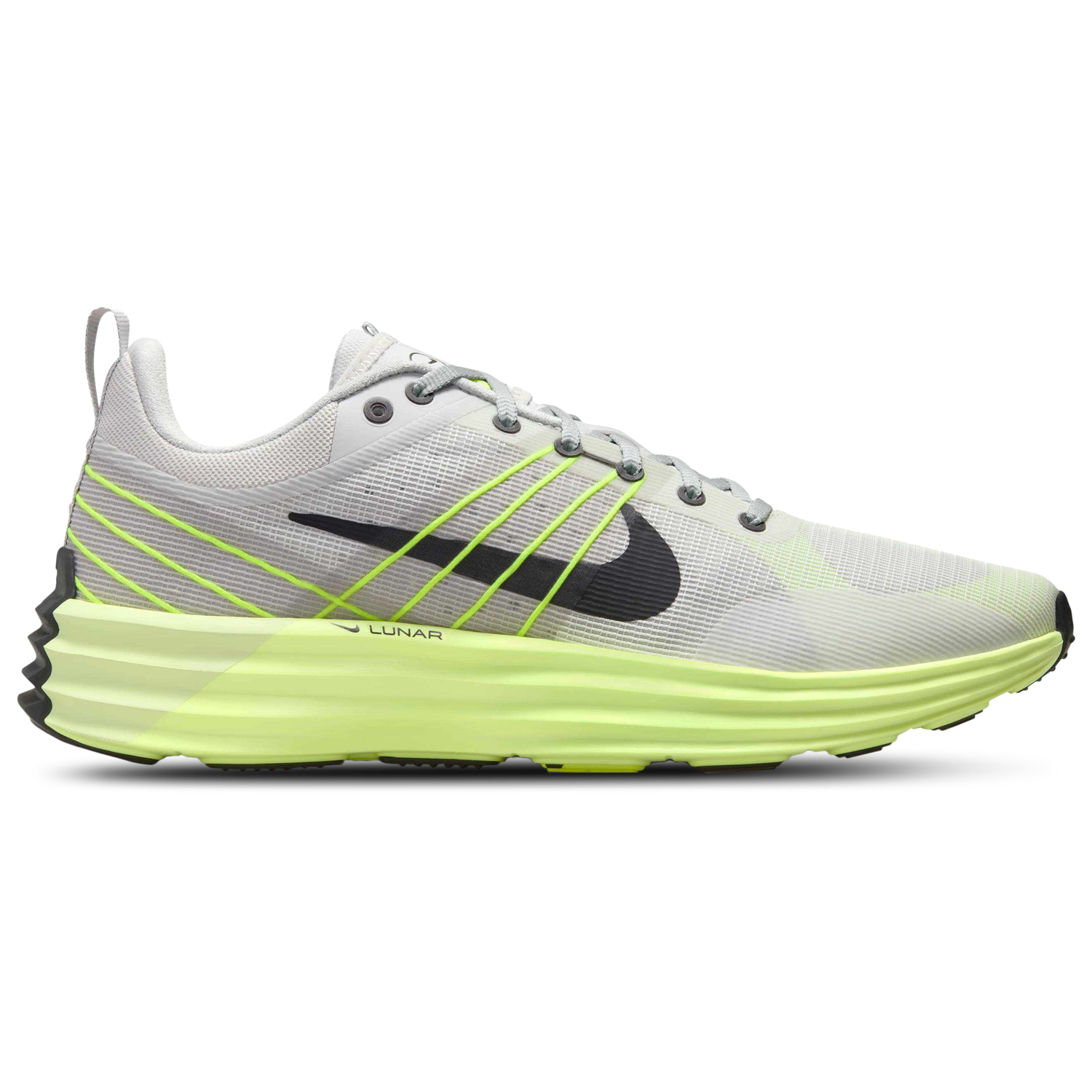 Nike Lunar Roam - Men's - Neutral Grey/Black/Volt