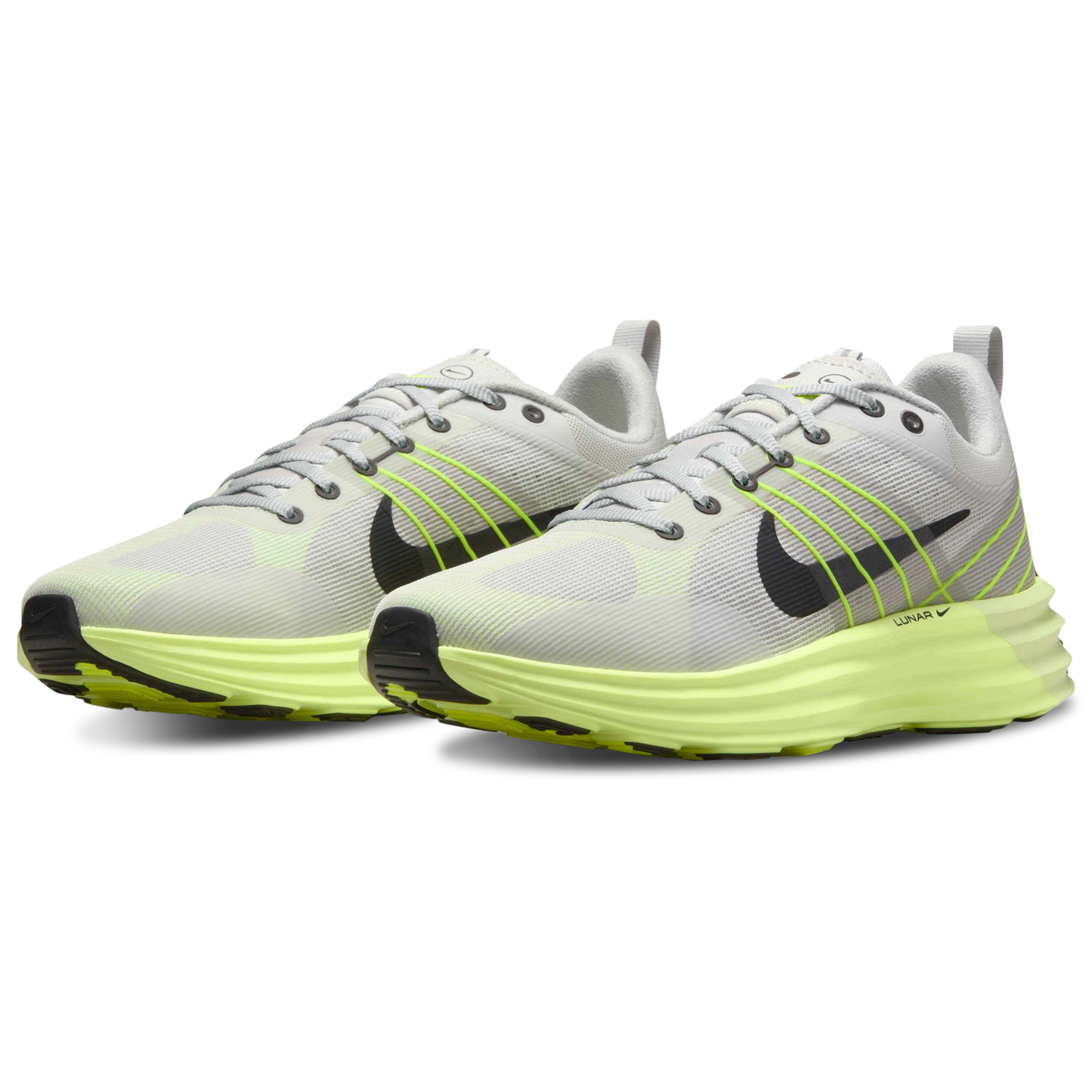 Nike Lunar Roam - Men's - Neutral Grey/Black/Volt