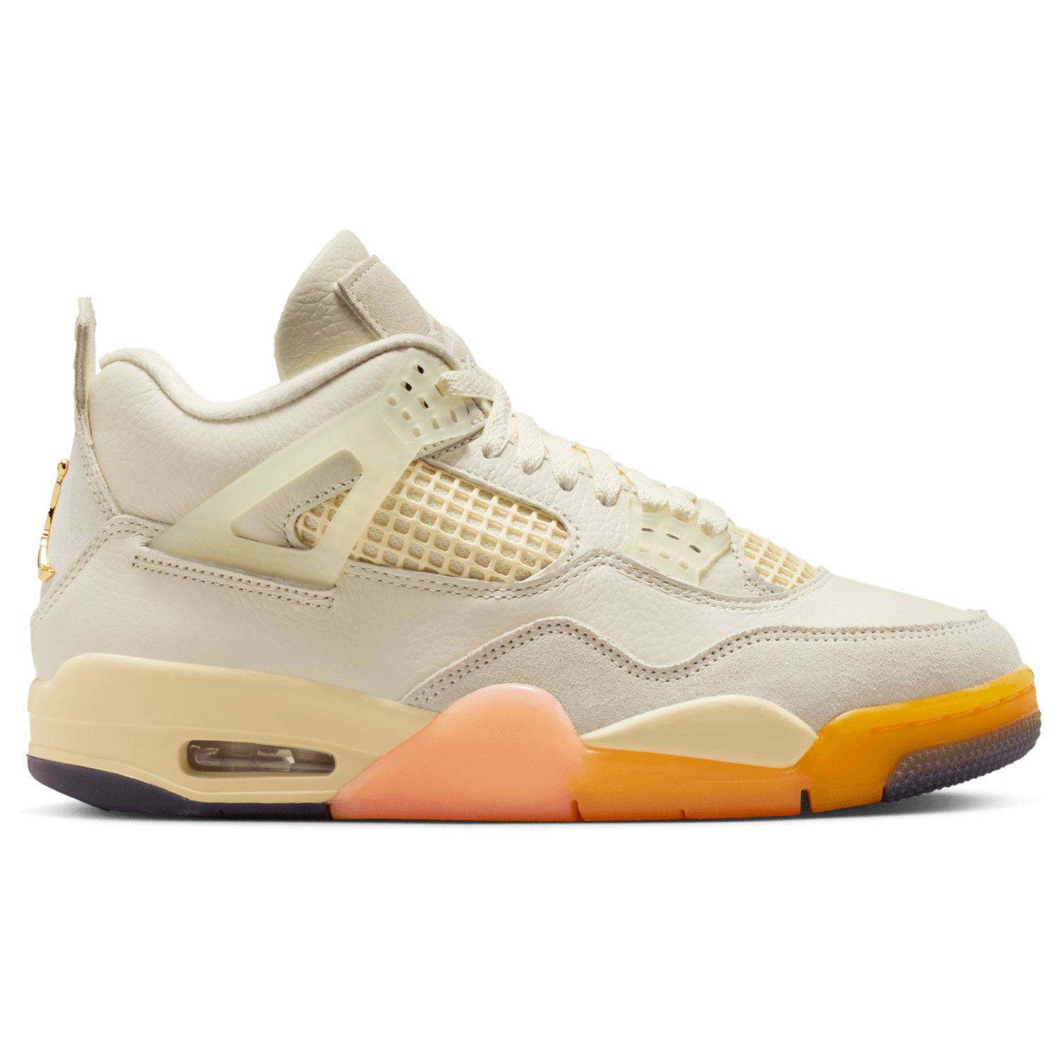 Jordan Air Jordan 4 Retro - Women's - Metallic Gold/Muslin/Coconut Milk