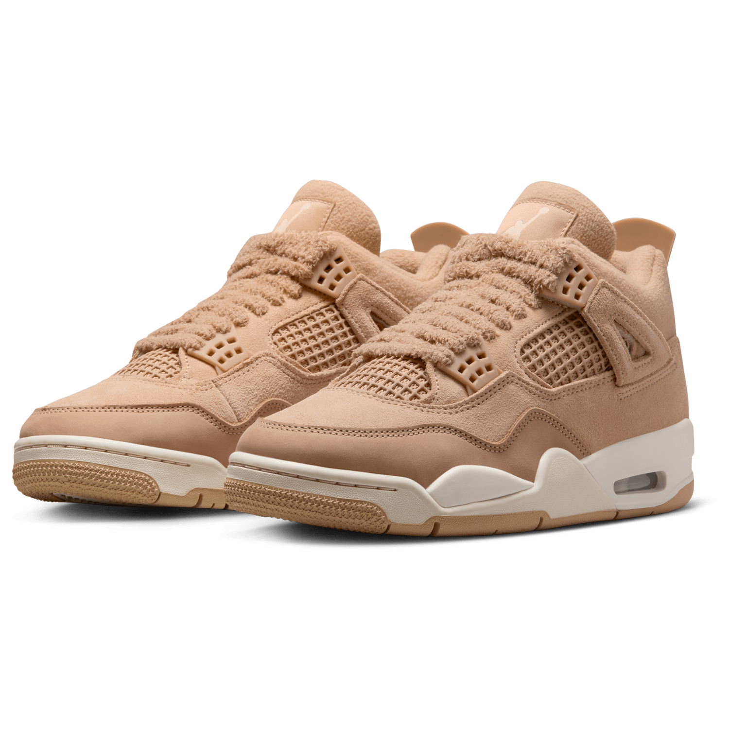 Jordan Air Jordan 4 Retro - Women's - Hemp/Light Orewood Brown