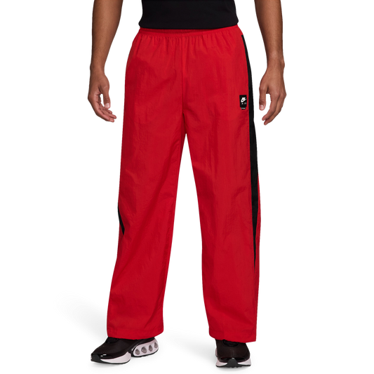 Nike Air Woven Track Pants - Men's - Black/University Red