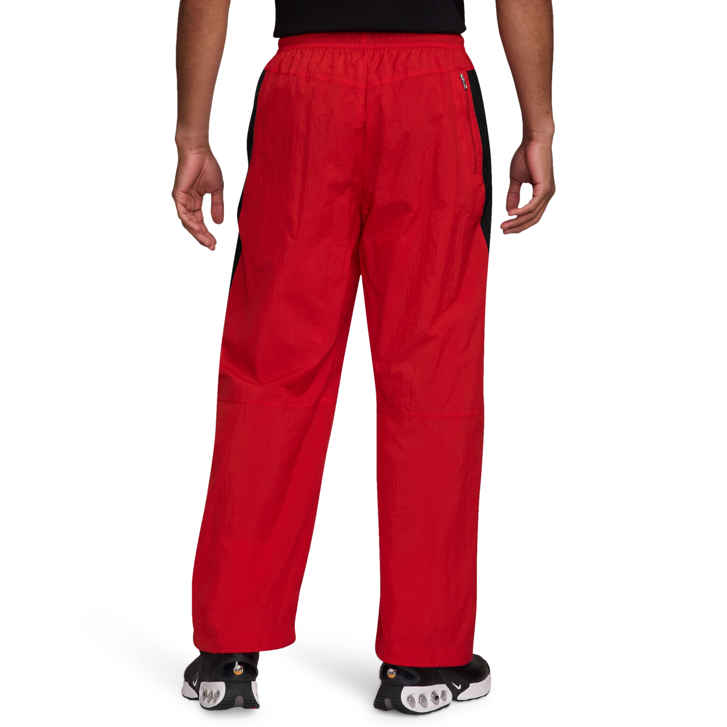 Nike Air Woven Track Pants - Men's - Black/University Red
