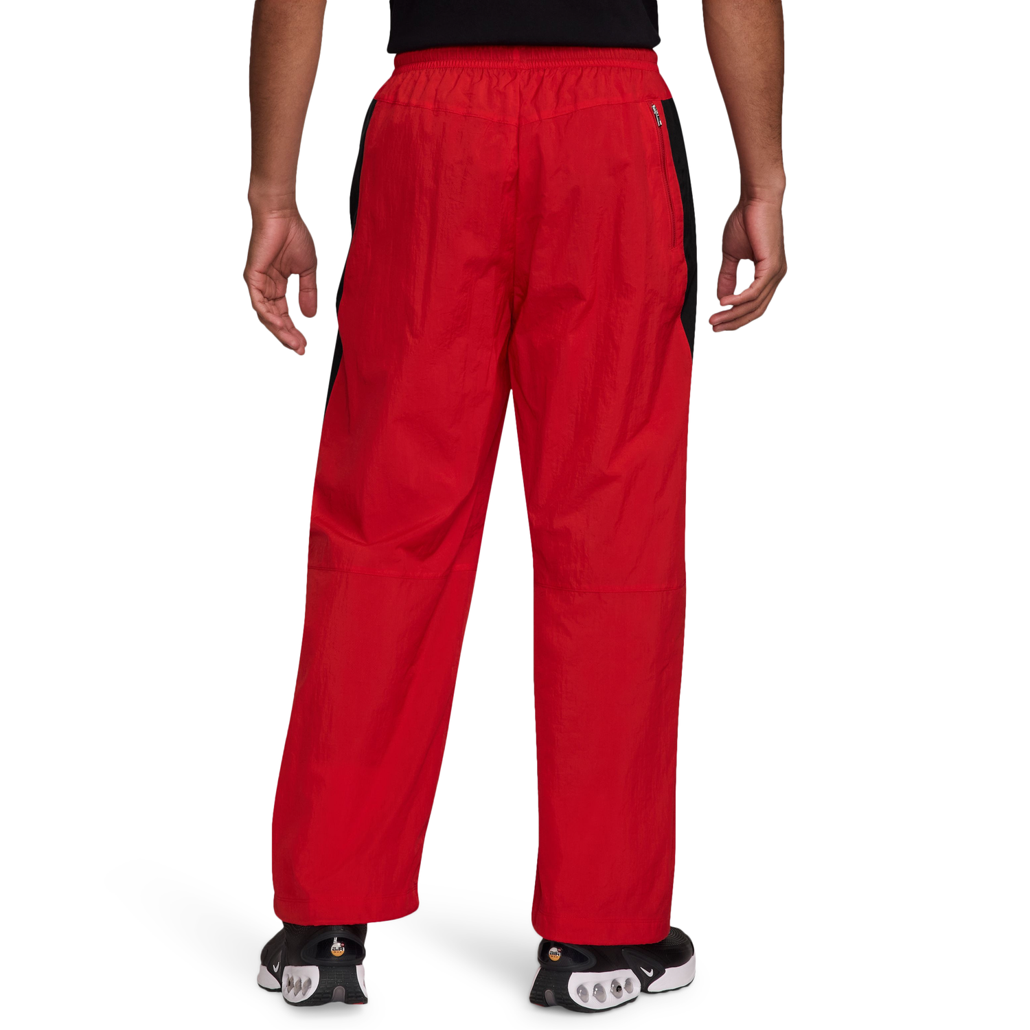 Nike Air Woven Track Pants - Men's - Black/University Red
