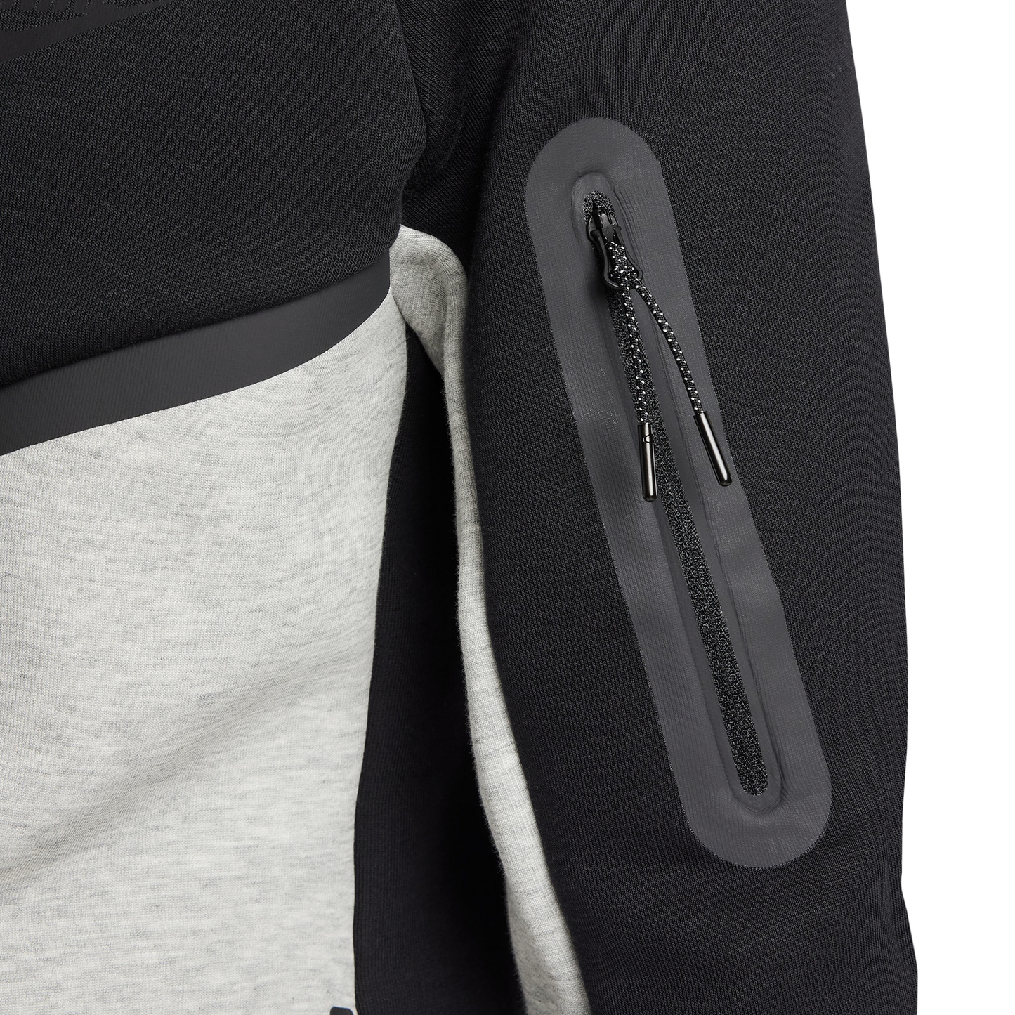 Nike Tech Fleece Full-Zip Windrunner Hoodie - Men's - Black/Grey