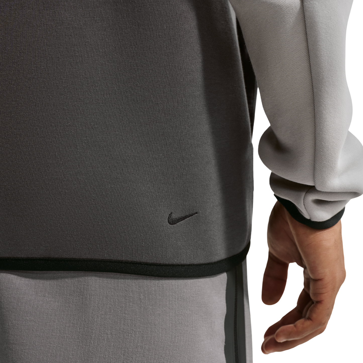 Nike Tech Fleece Full-Zip Windrunner Hoodie - Men's - Pencil Point/Medium Ash/College Grey