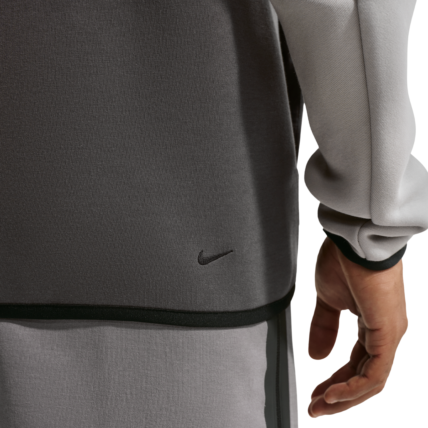 Nike Tech Fleece Full-Zip Windrunner Hoodie - Men's - Pencil Point/Medium Ash/College Grey