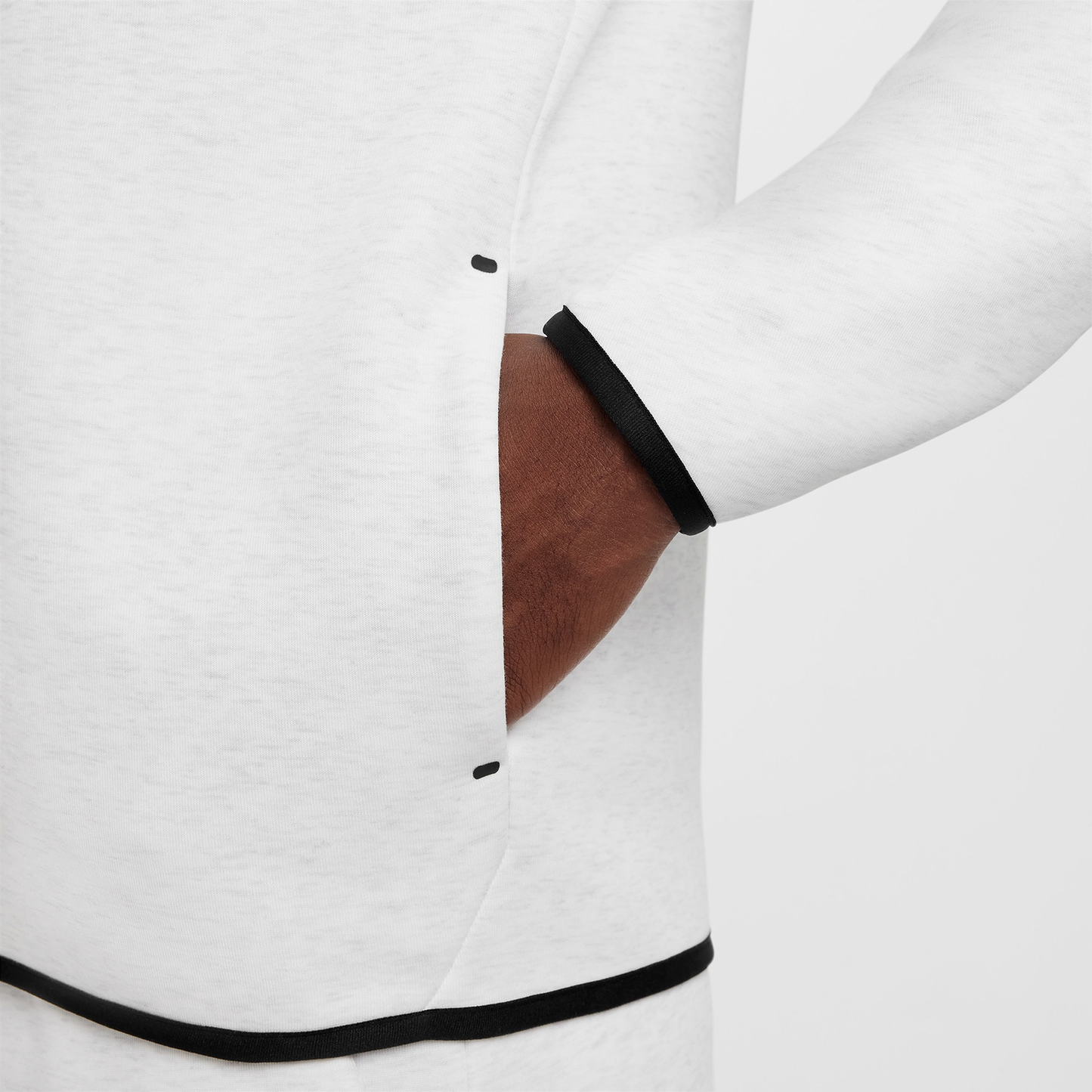 Nike Tech Fleece Full-Zip Windrunner Hoodie - Men's - Black/Birch