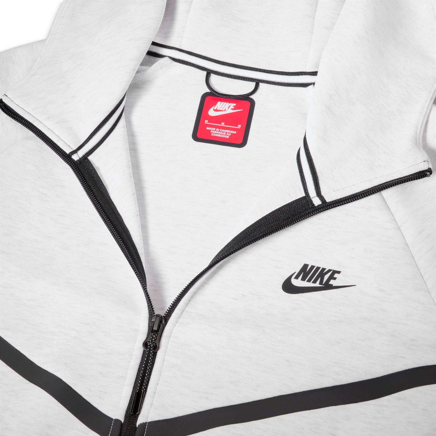 Nike Tech Fleece Full-Zip Windrunner Hoodie - Men's - Black/Birch