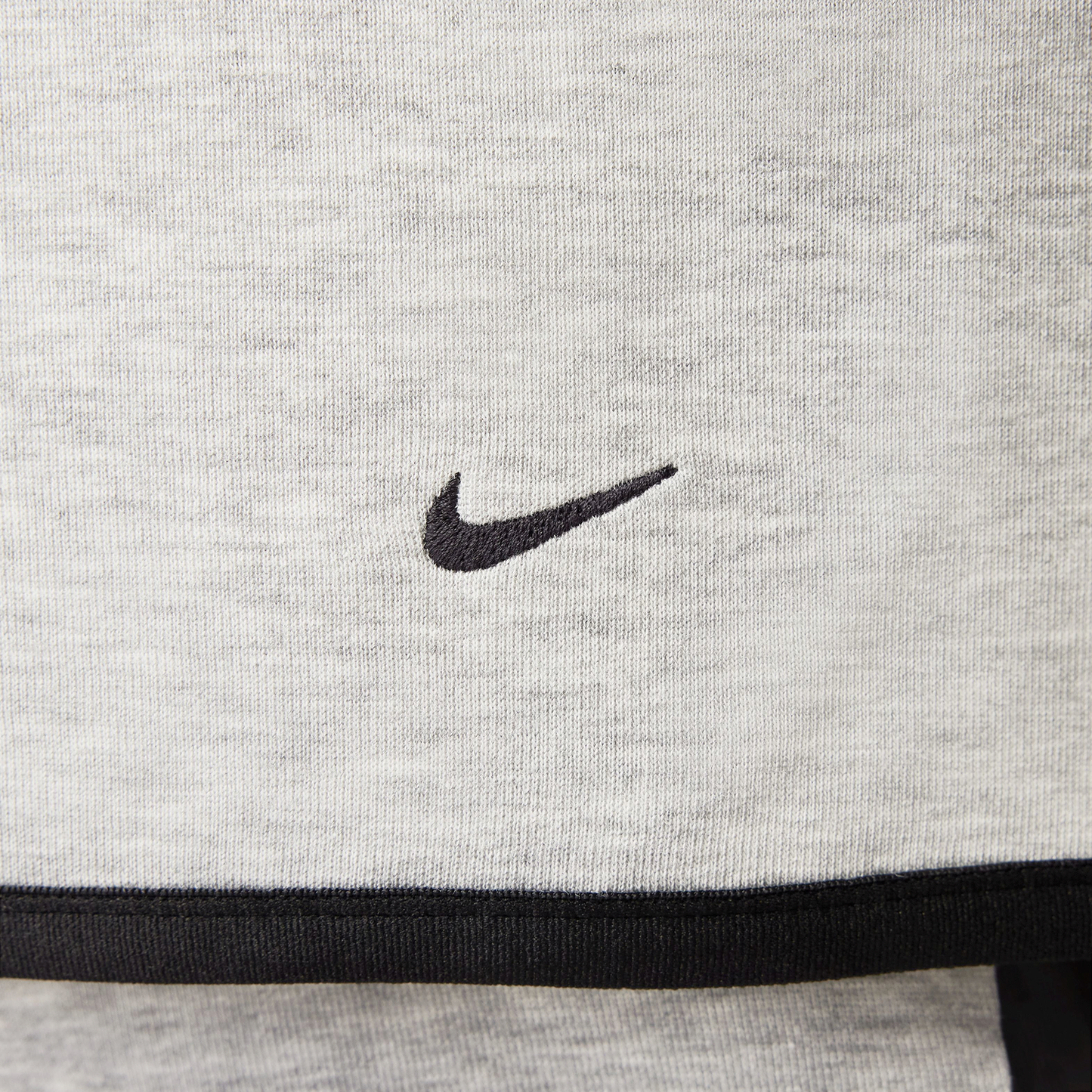 Nike Tech Fleece Full-Zip Windrunner Hoodie - Men's - Black/Dark Grey Heather