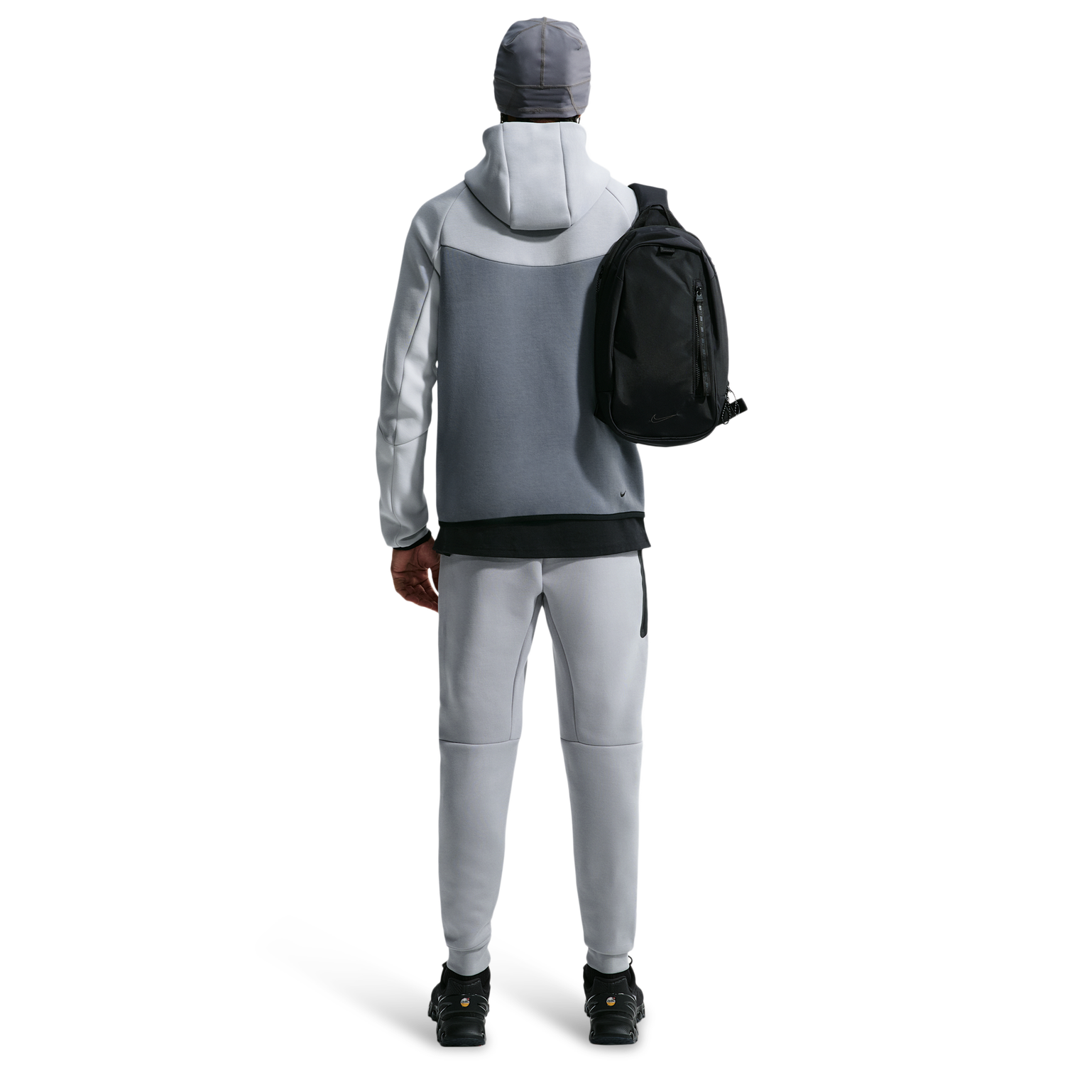 Nike Tech Fleece Full-Zip Windrunner Hoodie - Men's - Lt Smoke Grey/Cool Grey/Photon Dust