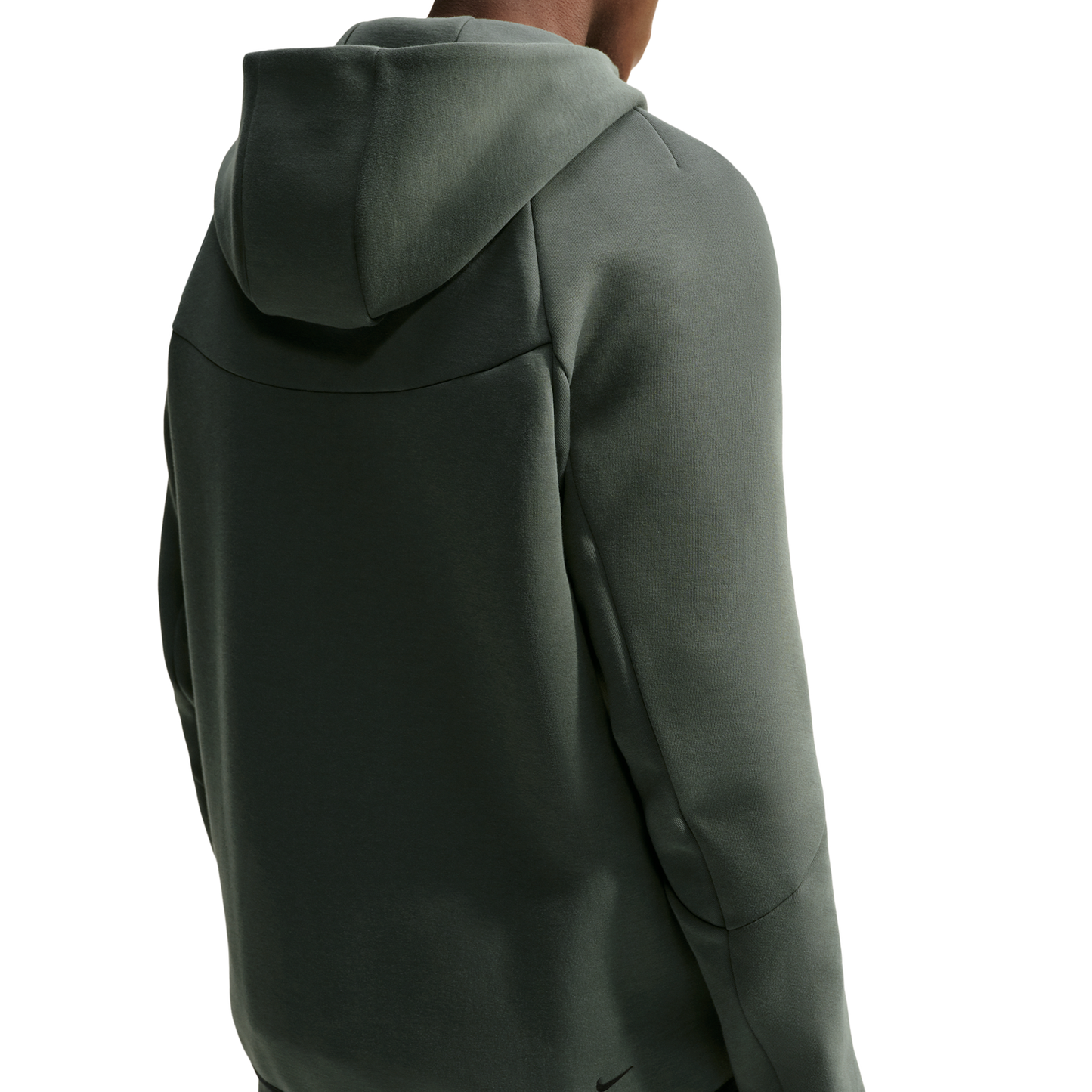 Nike Tech Fleece Full-Zip Windrunner Hoodie - Men's - Black/Camo Green
