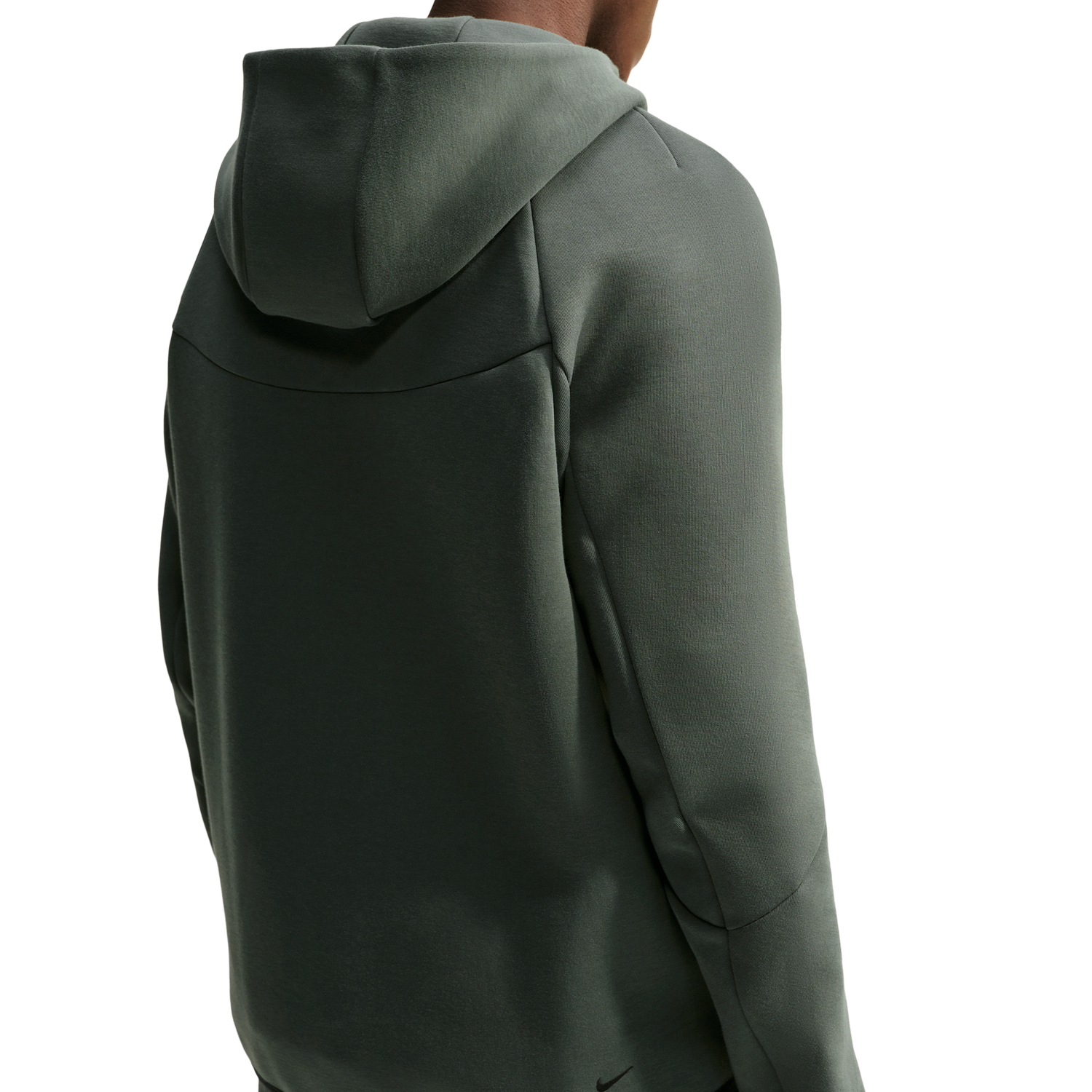 Nike Tech Fleece Full-Zip Windrunner Hoodie - Men's - Black/Camo Green