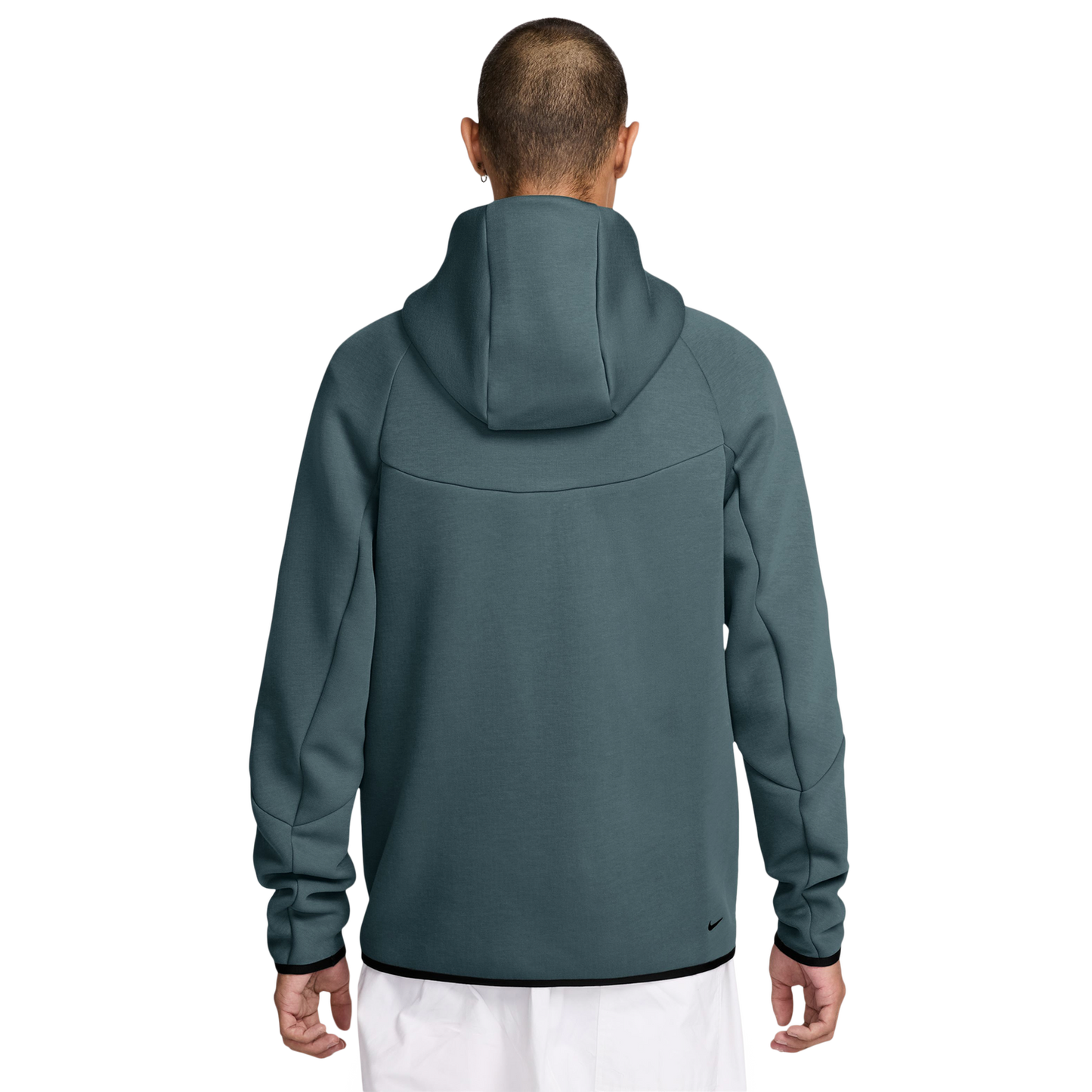 Nike Tech Fleece Full-Zip Windrunner Hoodie - Men's - Black/Green