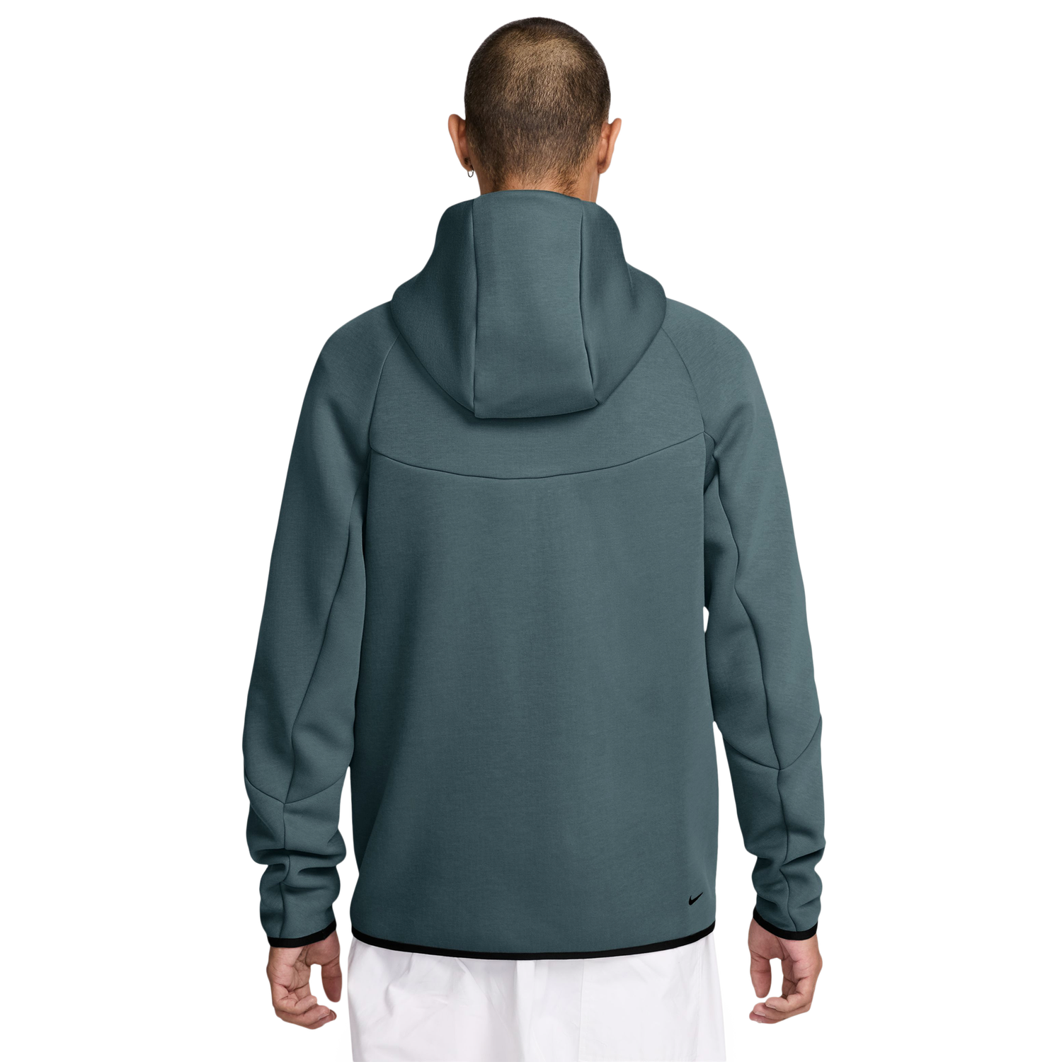 Nike Tech Fleece Full-Zip Windrunner Hoodie - Men's - Black/Green