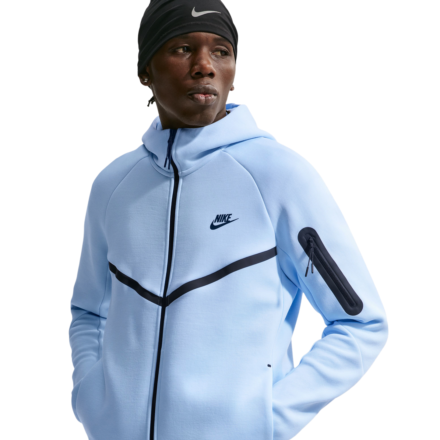 Nike Tech Fleece Full-Zip Windrunner Hoodie - Men's - Blue/Black (V0949407)