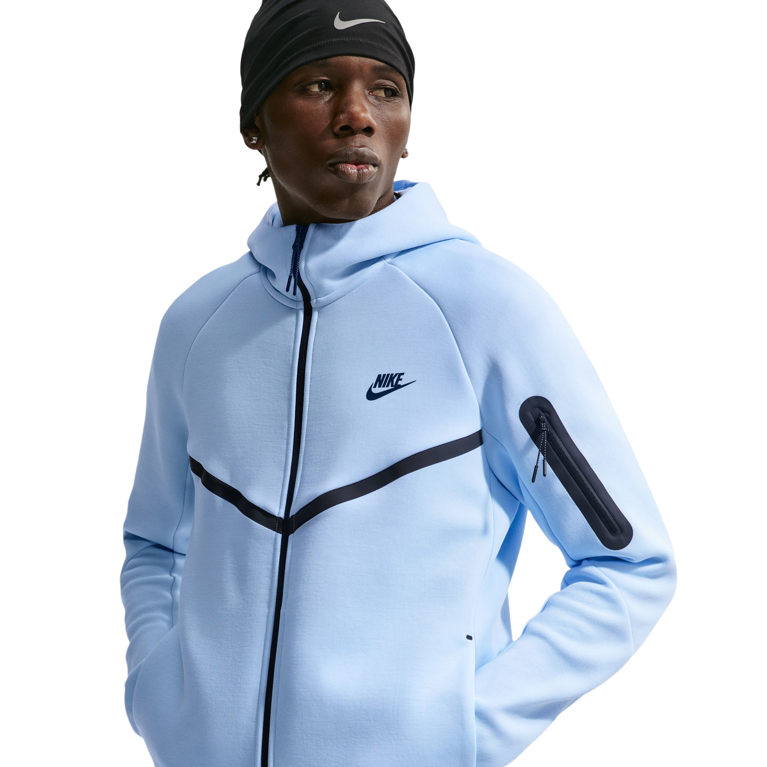 Nike Tech Fleece Full-Zip Windrunner Hoodie - Men's - Blue/Black (V0949407)