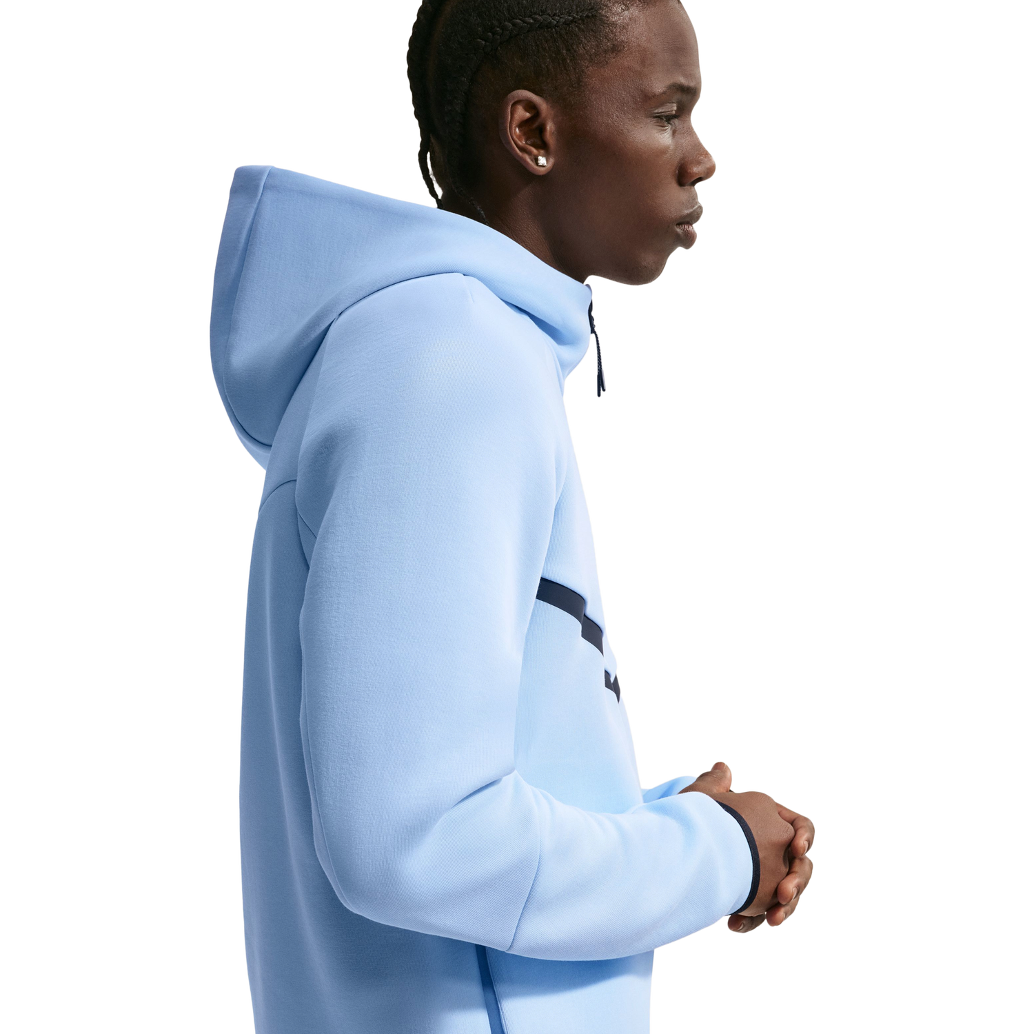 Nike Tech Fleece Full-Zip Windrunner Hoodie - Men's - Blue/Black (V0949407)