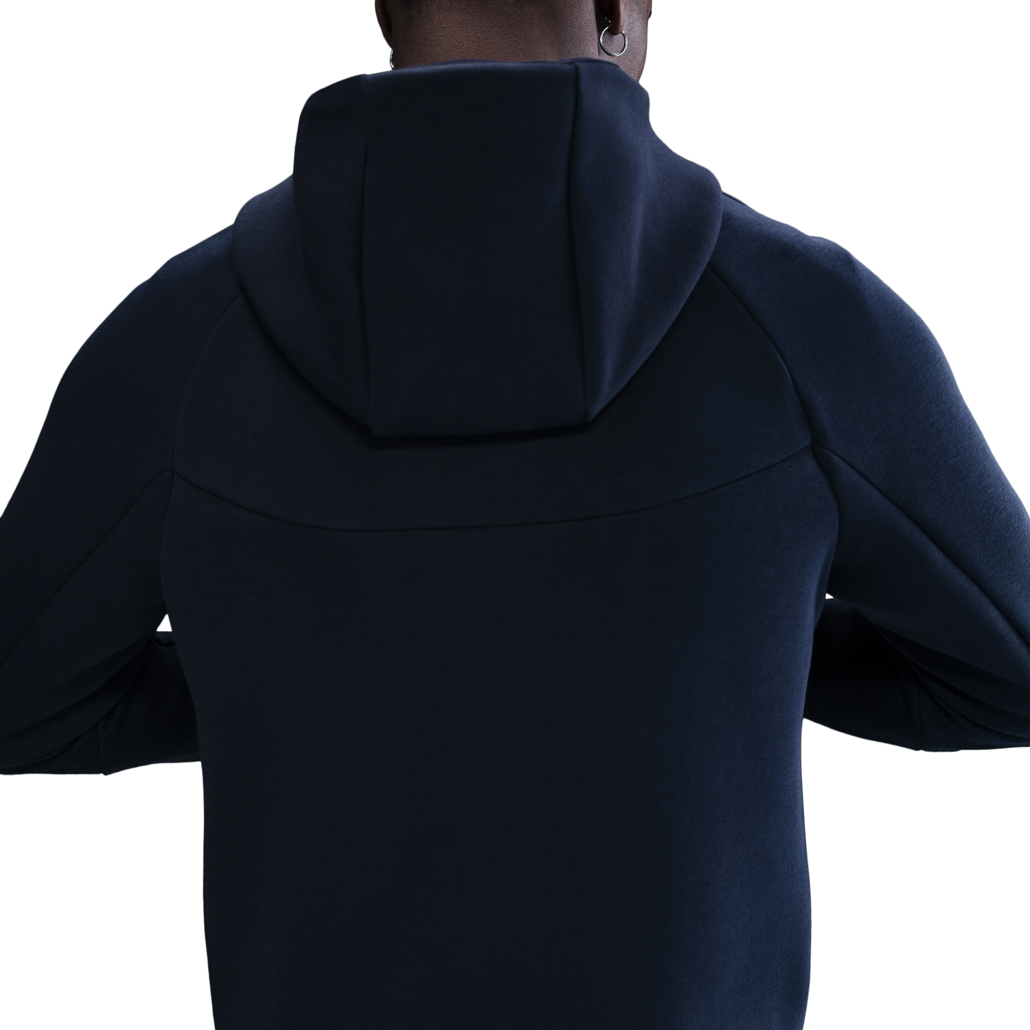 Nike Tech Fleece Full-Zip Windrunner Hoodie - Men's - Black/Obsidian