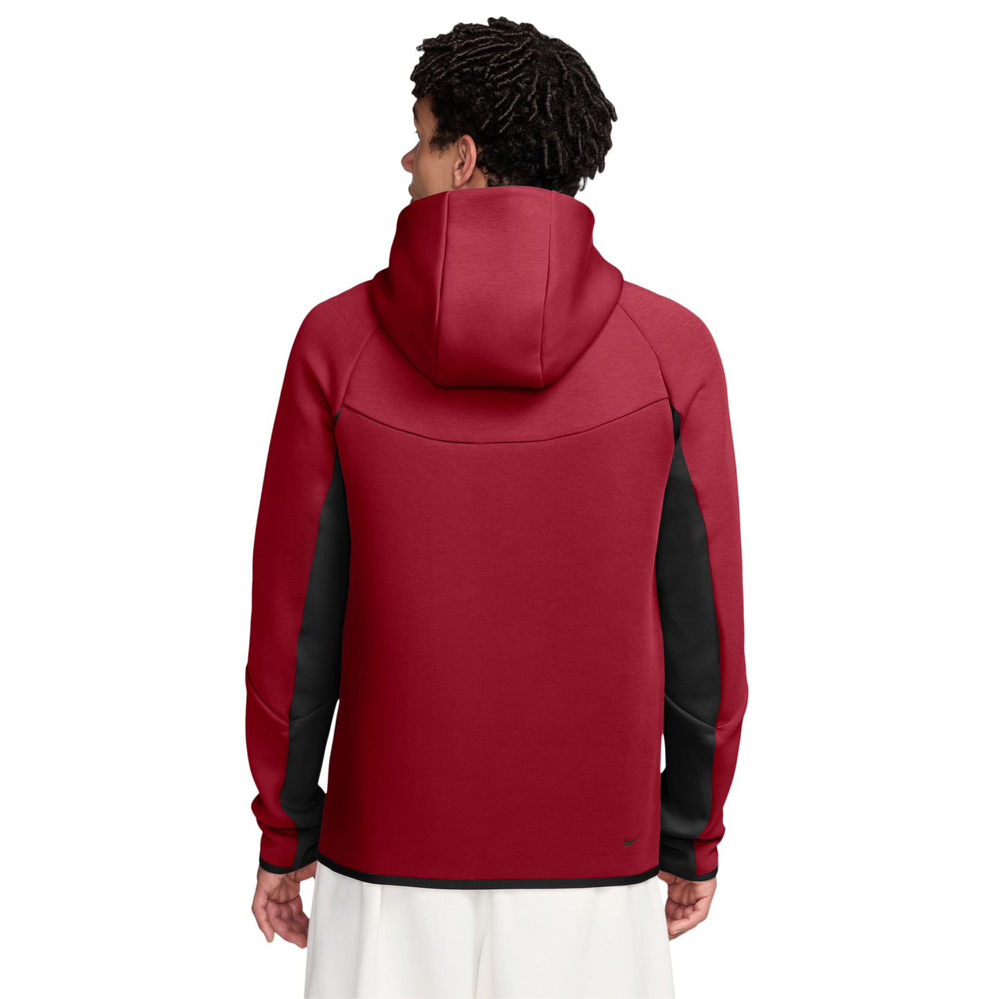 Nike Tech Fleece Full-Zip Windrunner Hoodie - Men's - Red/Black