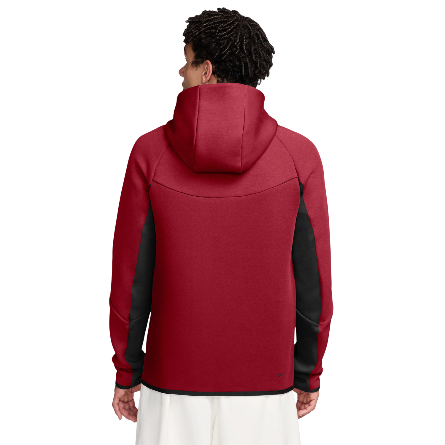 Nike Tech Fleece Full-Zip Windrunner Hoodie - Men's - Red/Black