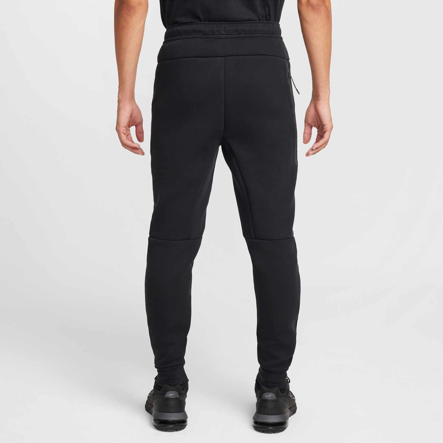 Nike Tech Fleece Jogger - Men's - Black/Dark Grey Heather