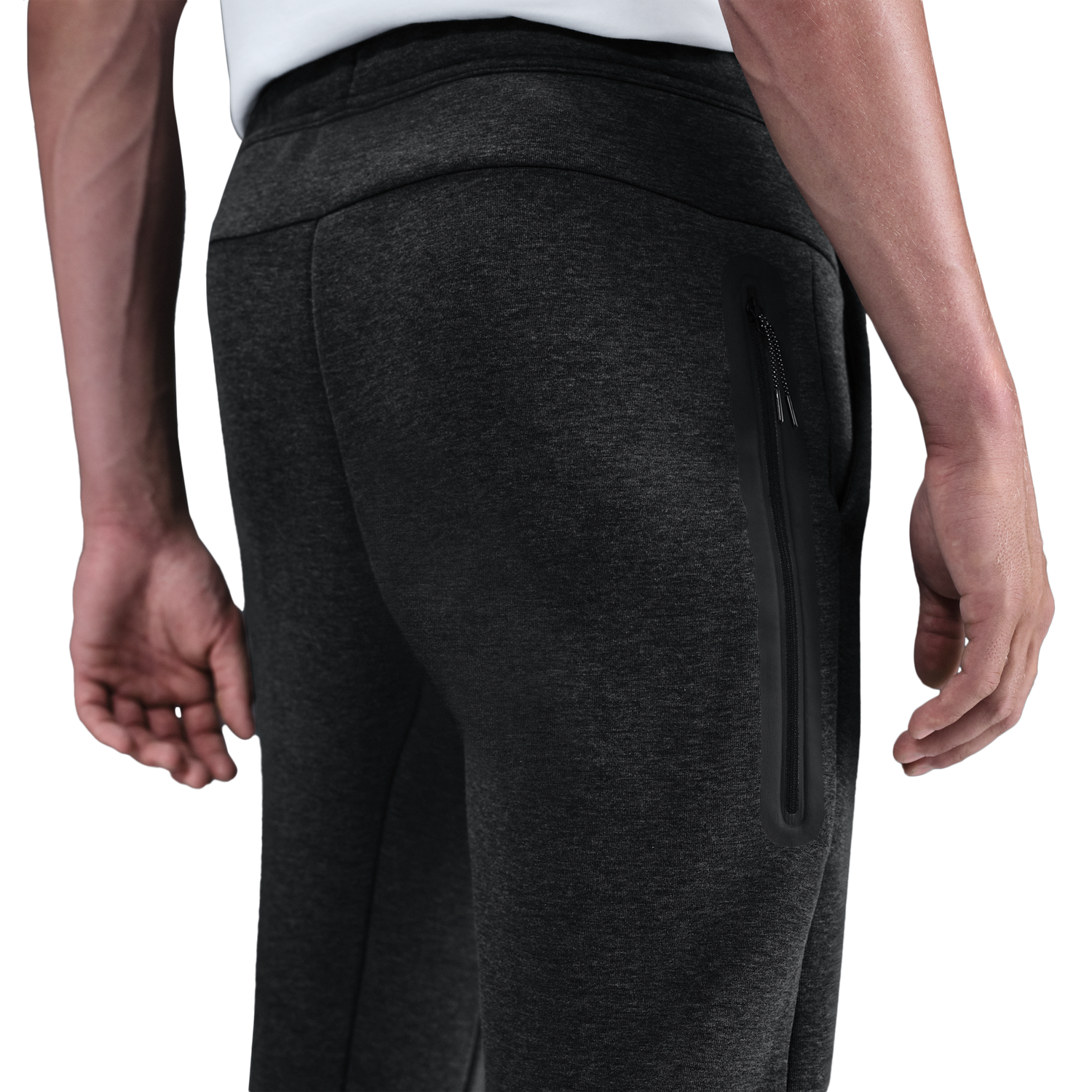 Nike Tech Fleece Jogger - Men's - Black/Black Heather