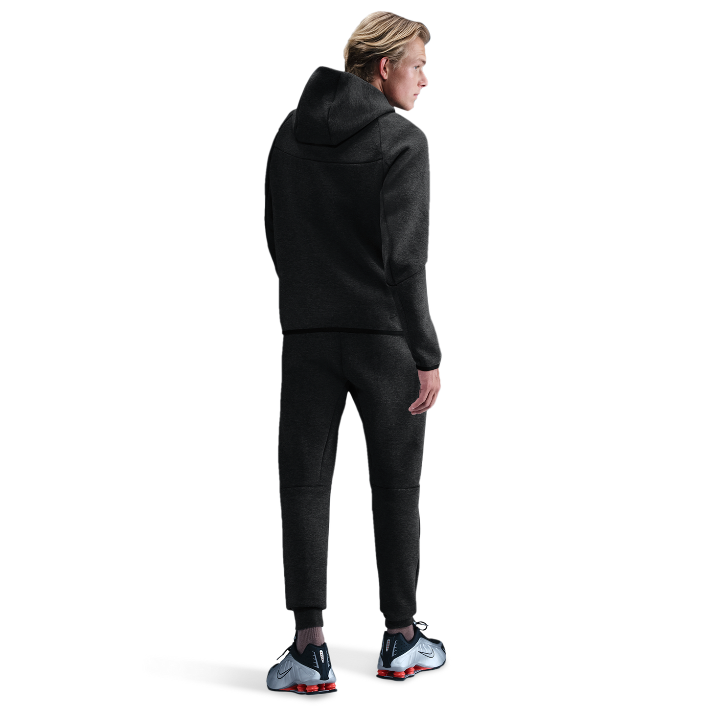 Nike Tech Fleece Jogger - Men's - Black/Black Heather