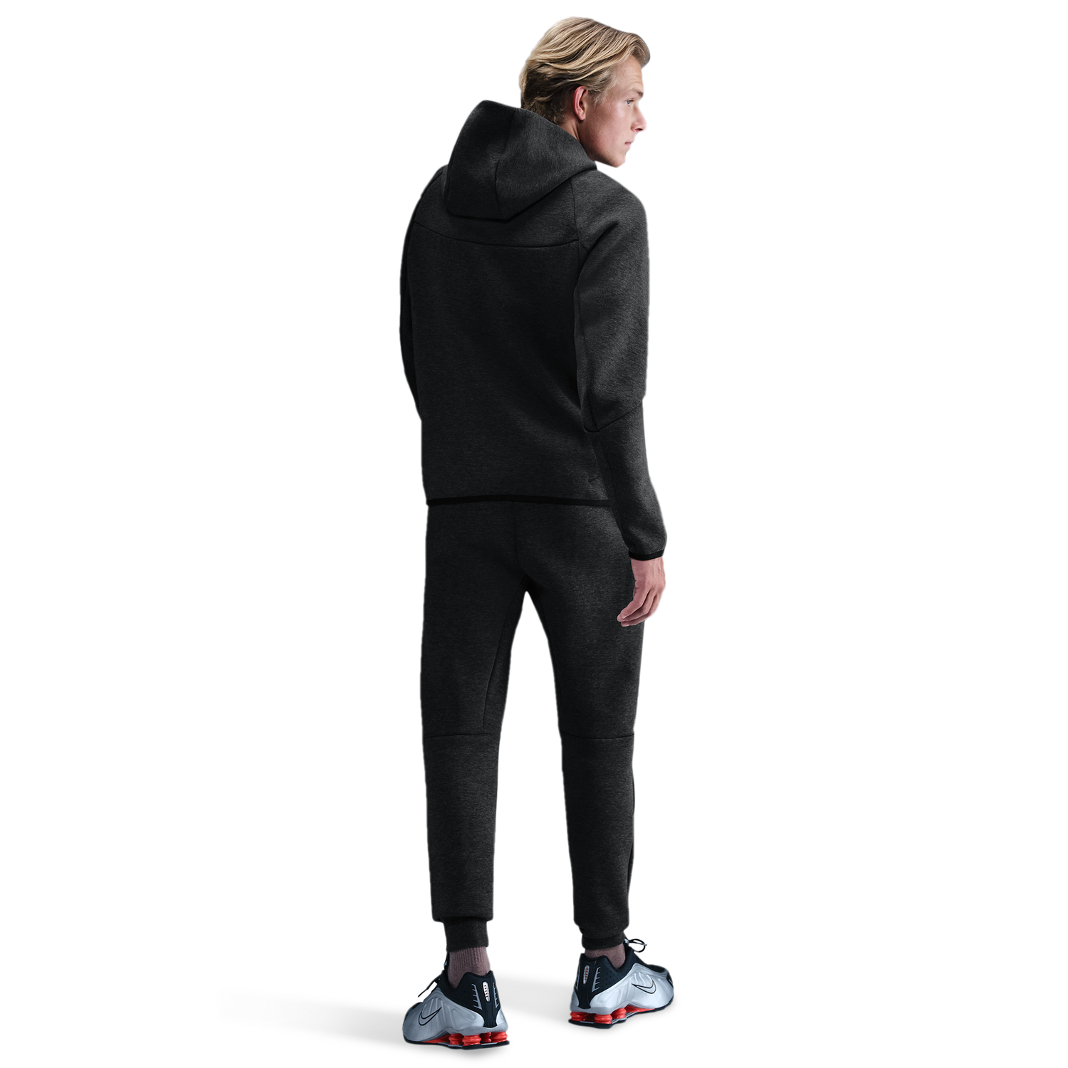 Nike Tech Fleece Jogger - Men's - Black/Black Heather