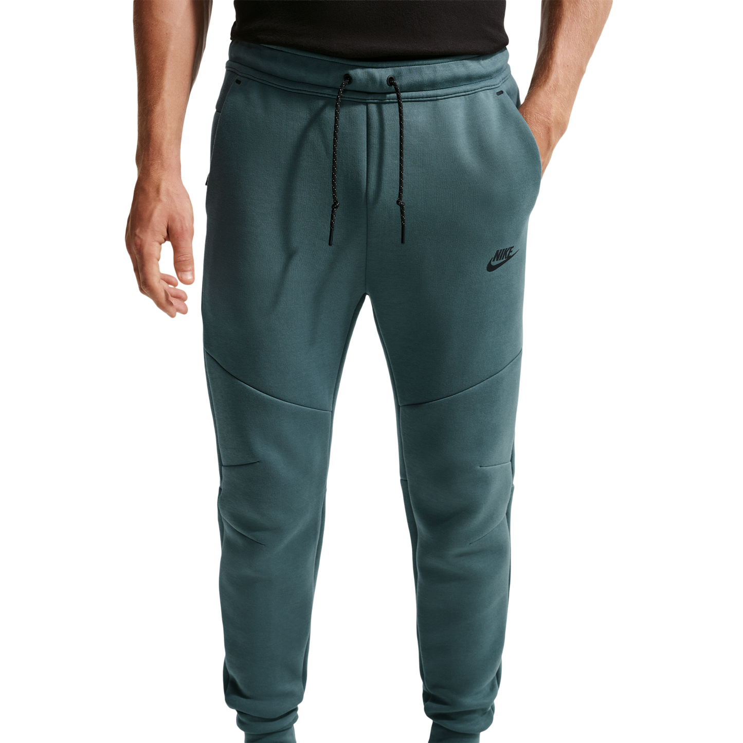 Nike Tech Fleece Jogger - Men's - Black/Green