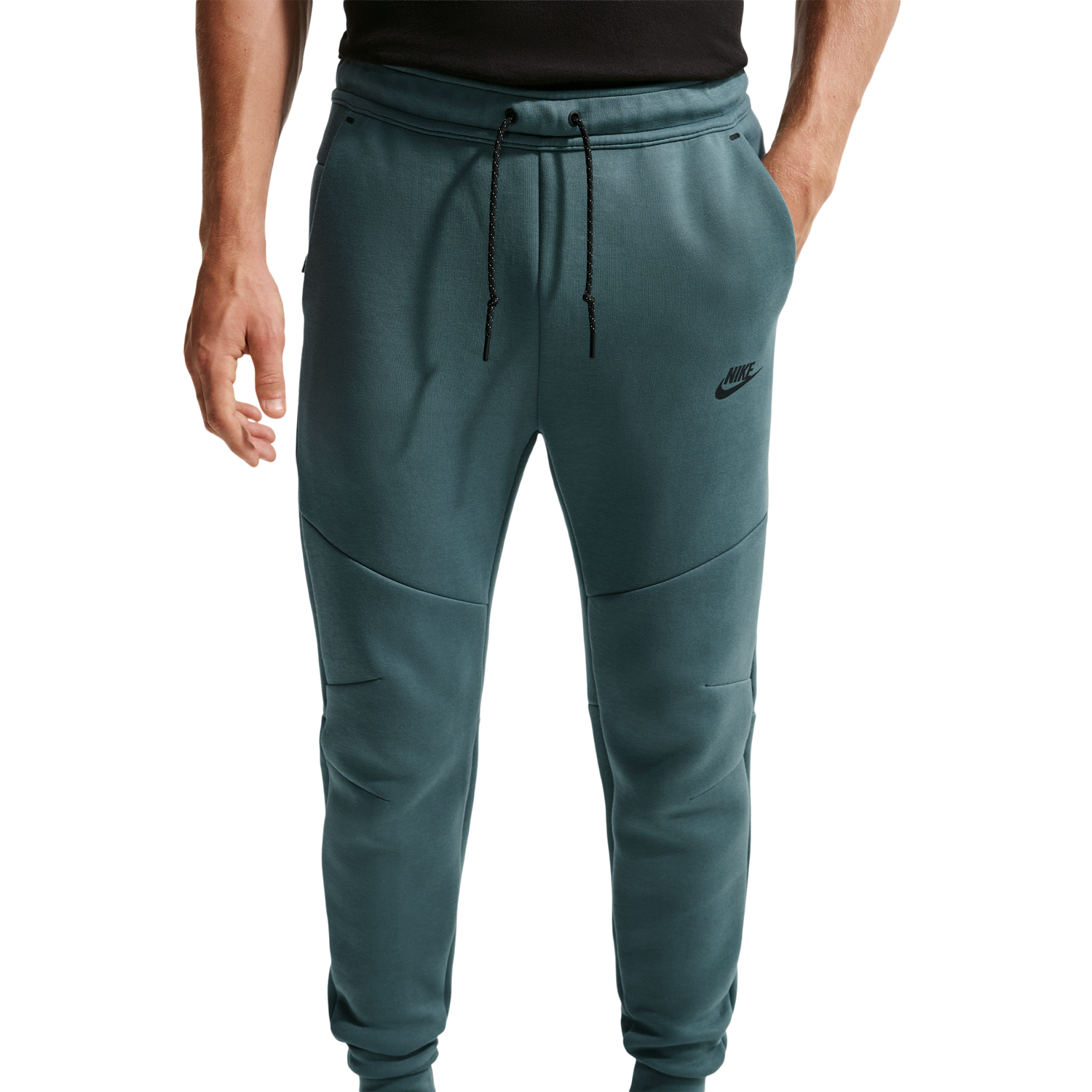 Nike Tech Fleece Jogger - Men's - Black/Green