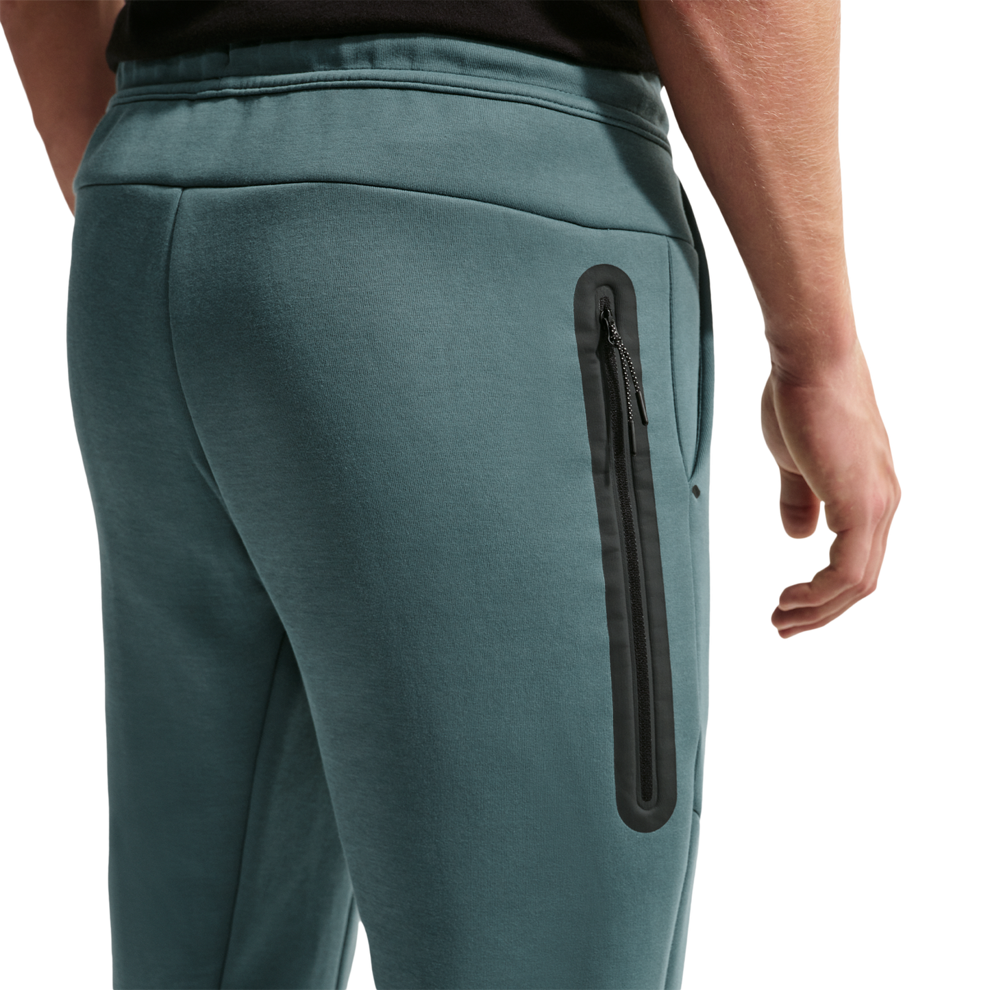 Nike Tech Fleece Jogger - Men's - Black/Green