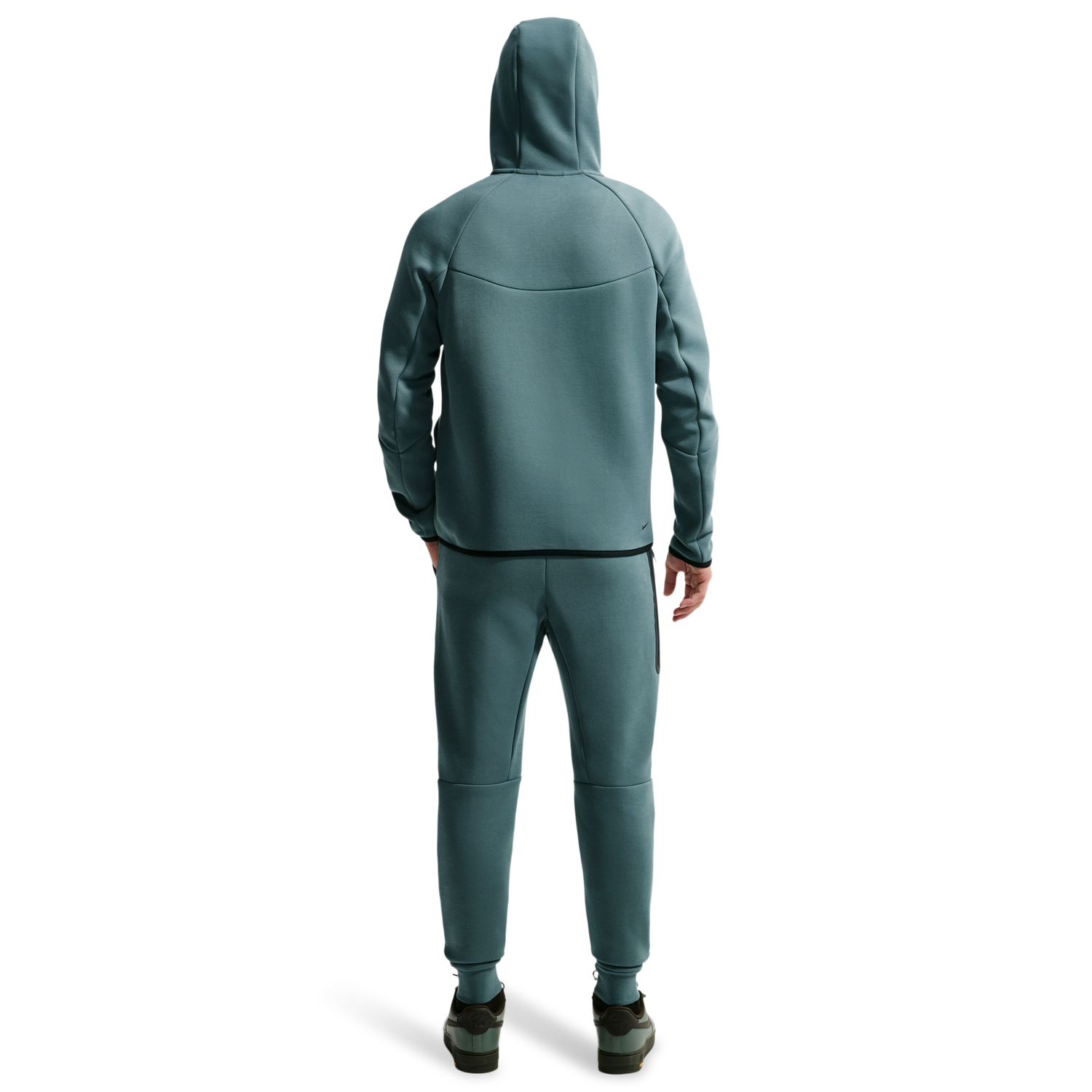 Nike Tech Fleece Jogger - Men's - Black/Green