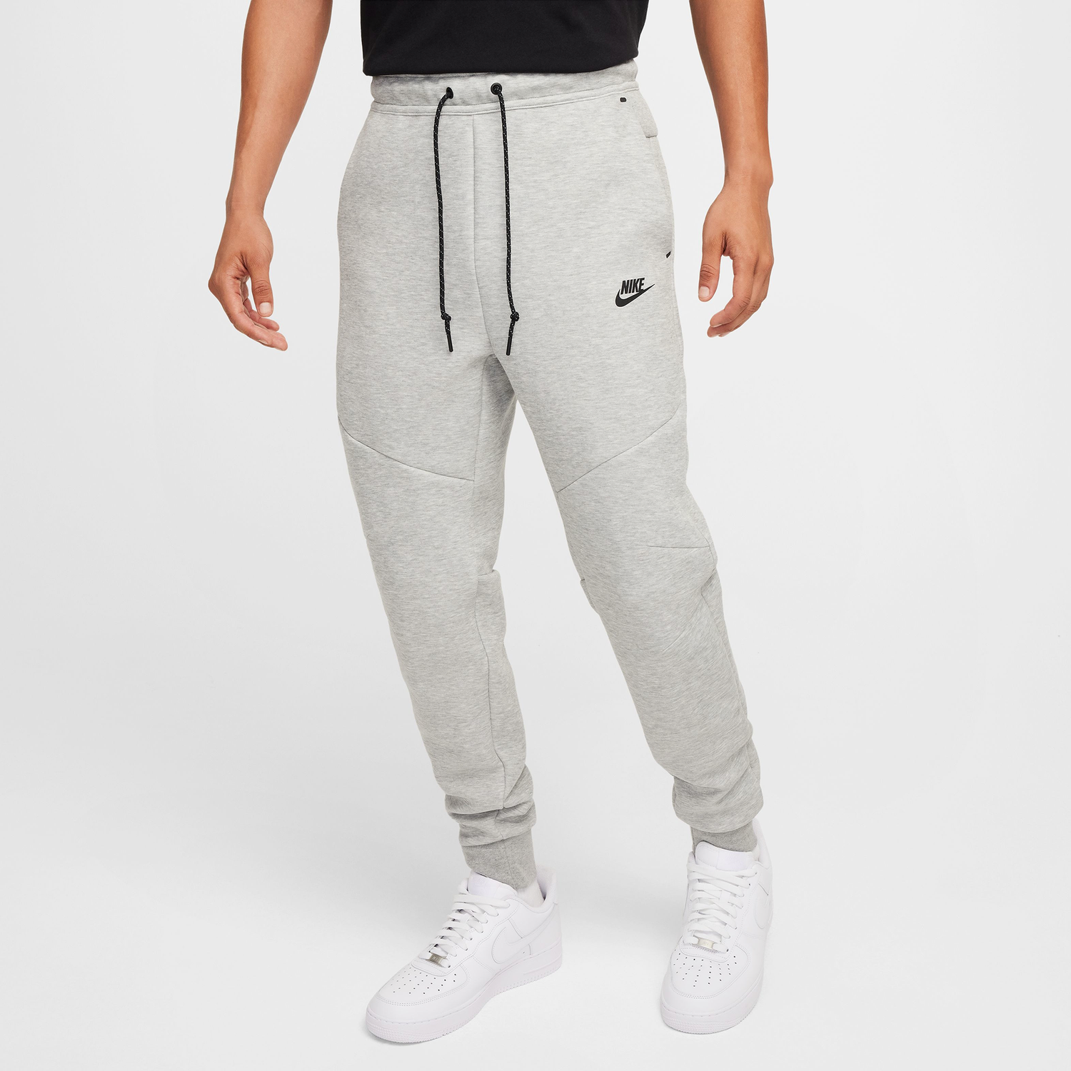 Nike Tech Fleece Jogger - Men's - Dark Grey Heather/Black
