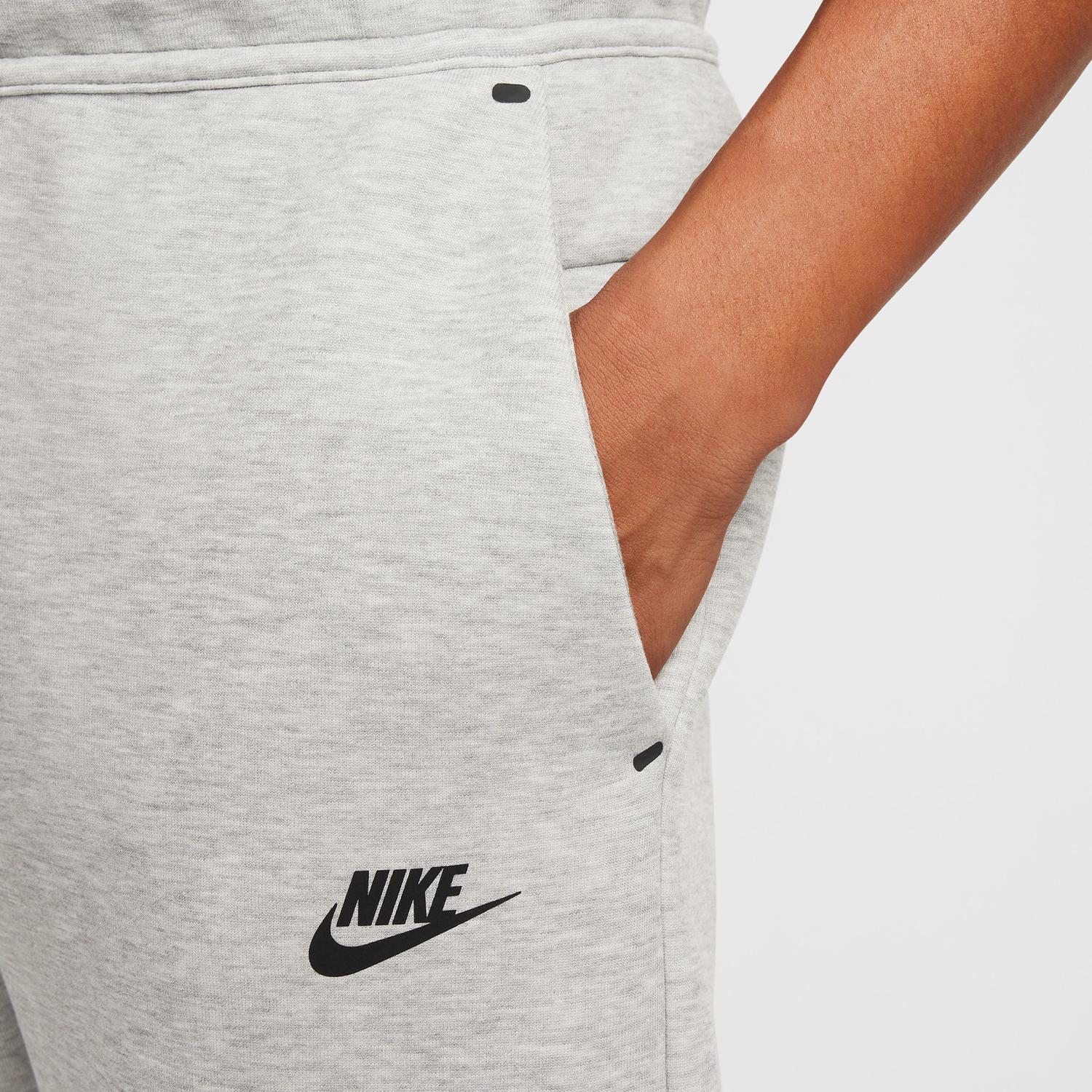 Nike Tech Fleece Jogger - Men's - Dark Grey Heather/Black