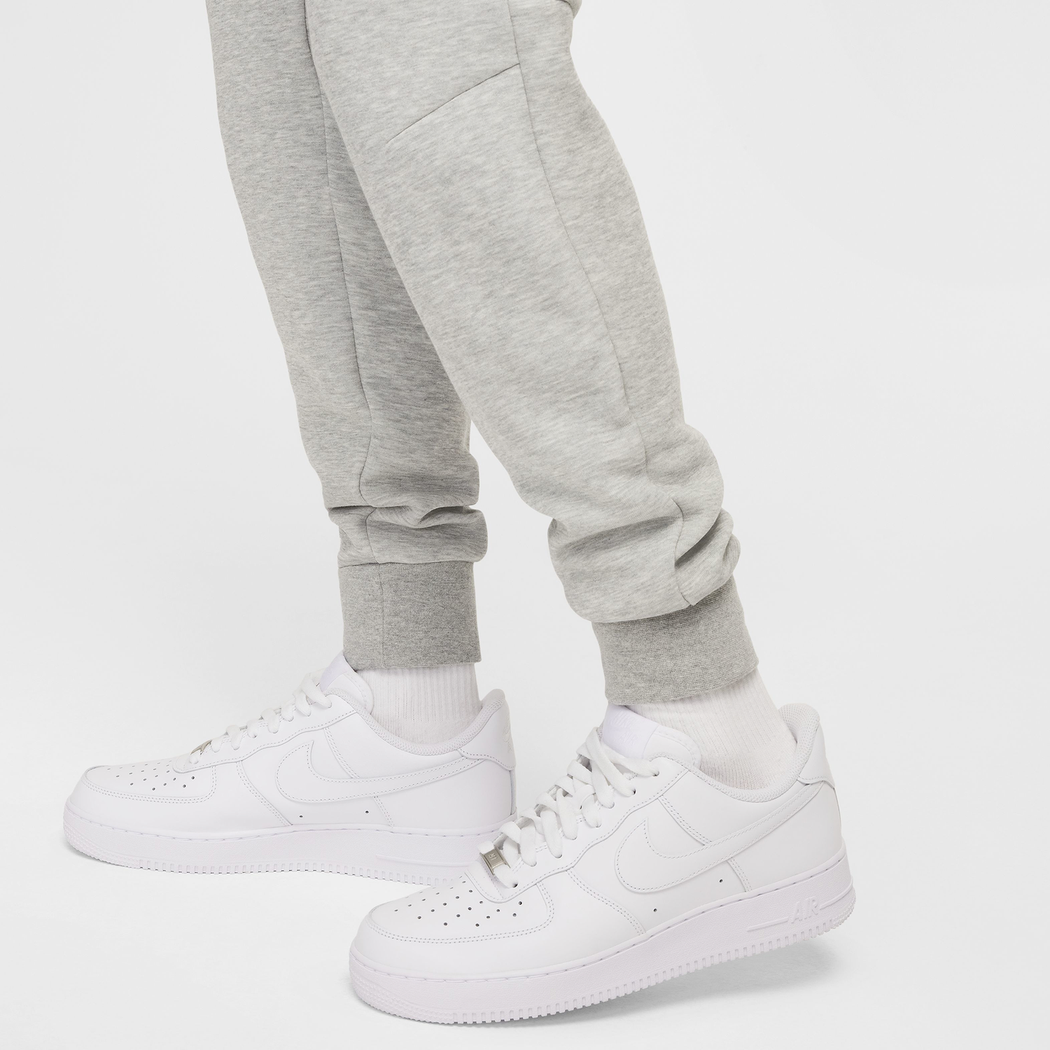 Nike Tech Fleece Jogger - Men's - Dark Grey Heather/Black