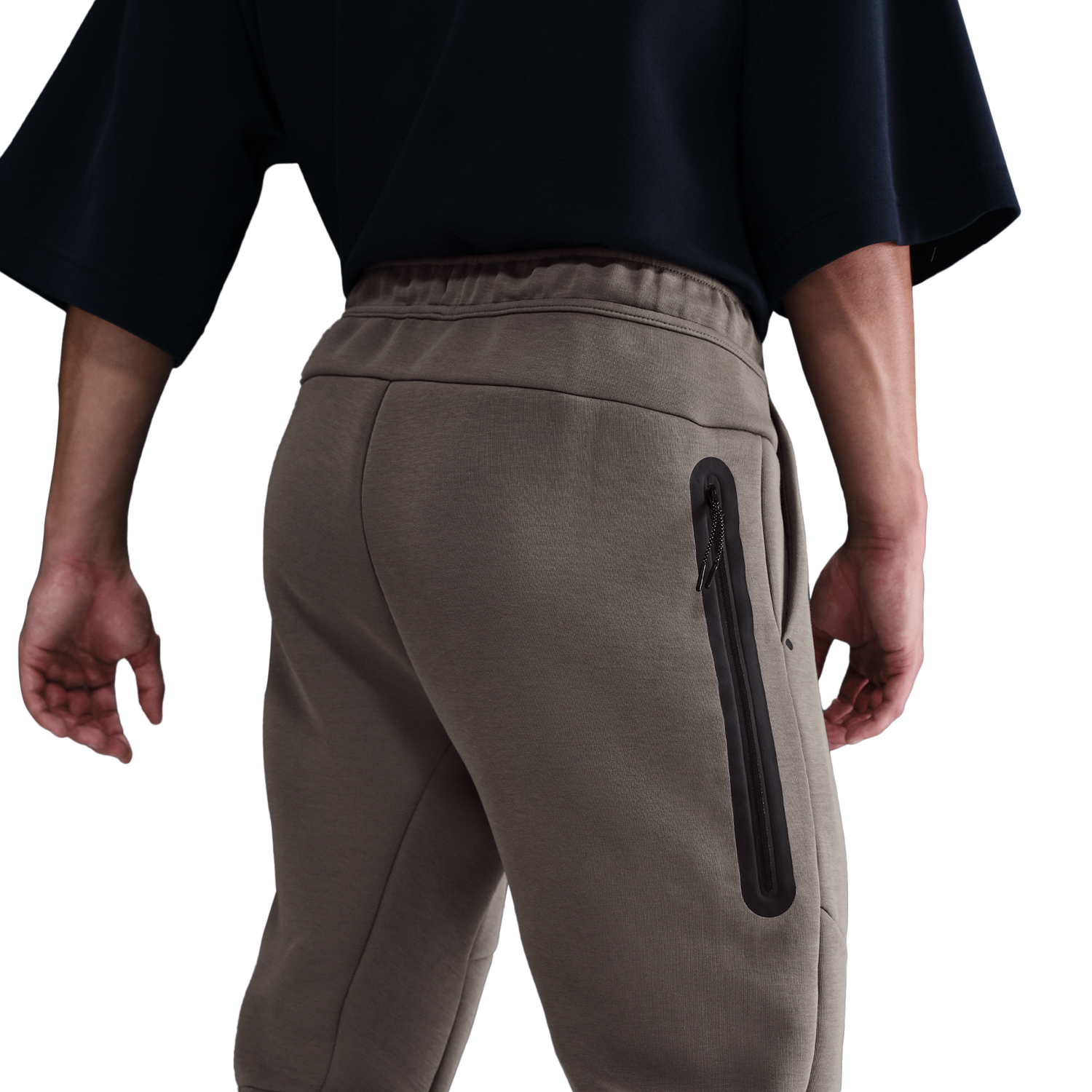 Nike Tech Fleece Jogger - Men's - Black/Cave Stone
