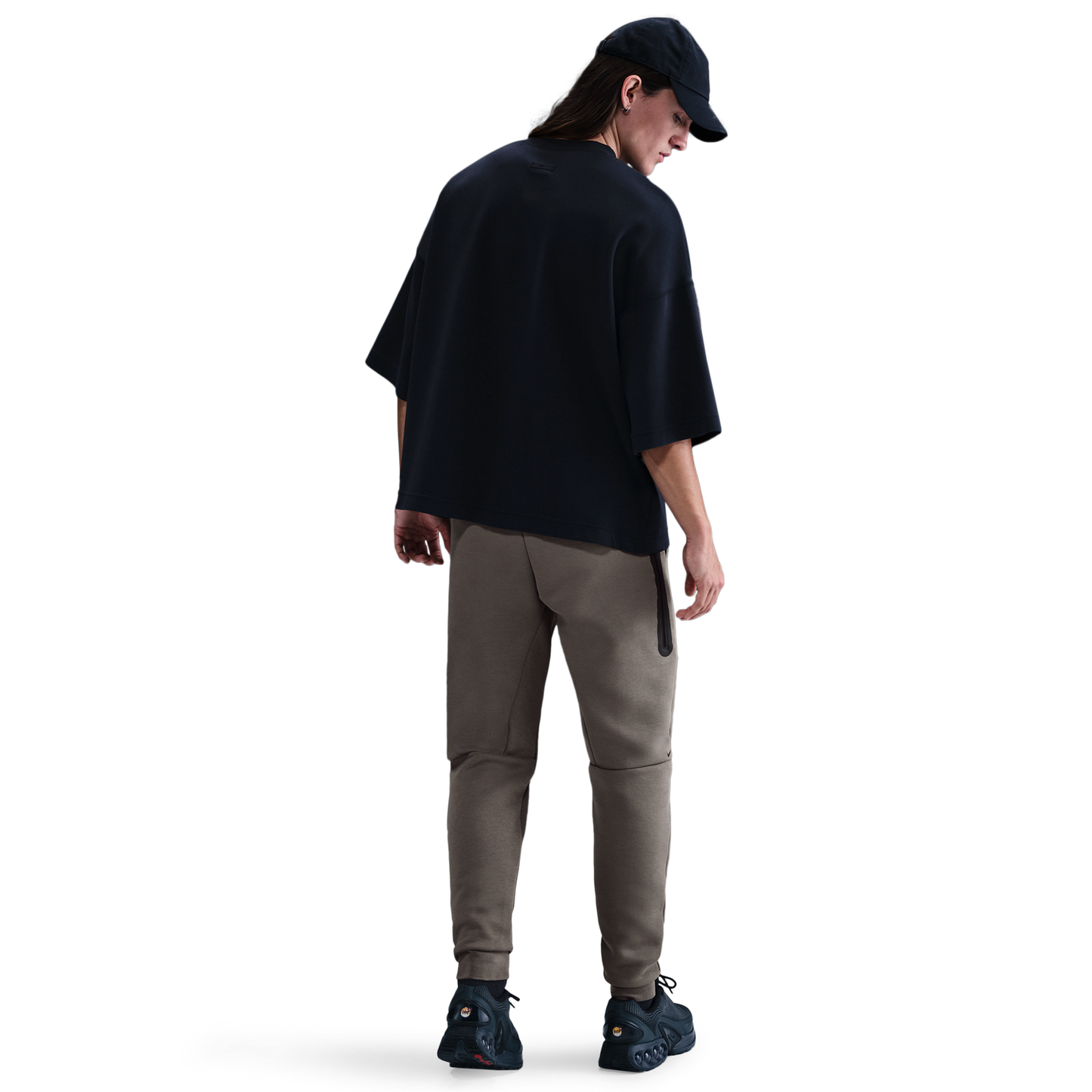Nike Tech Fleece Jogger - Men's - Black/Cave Stone