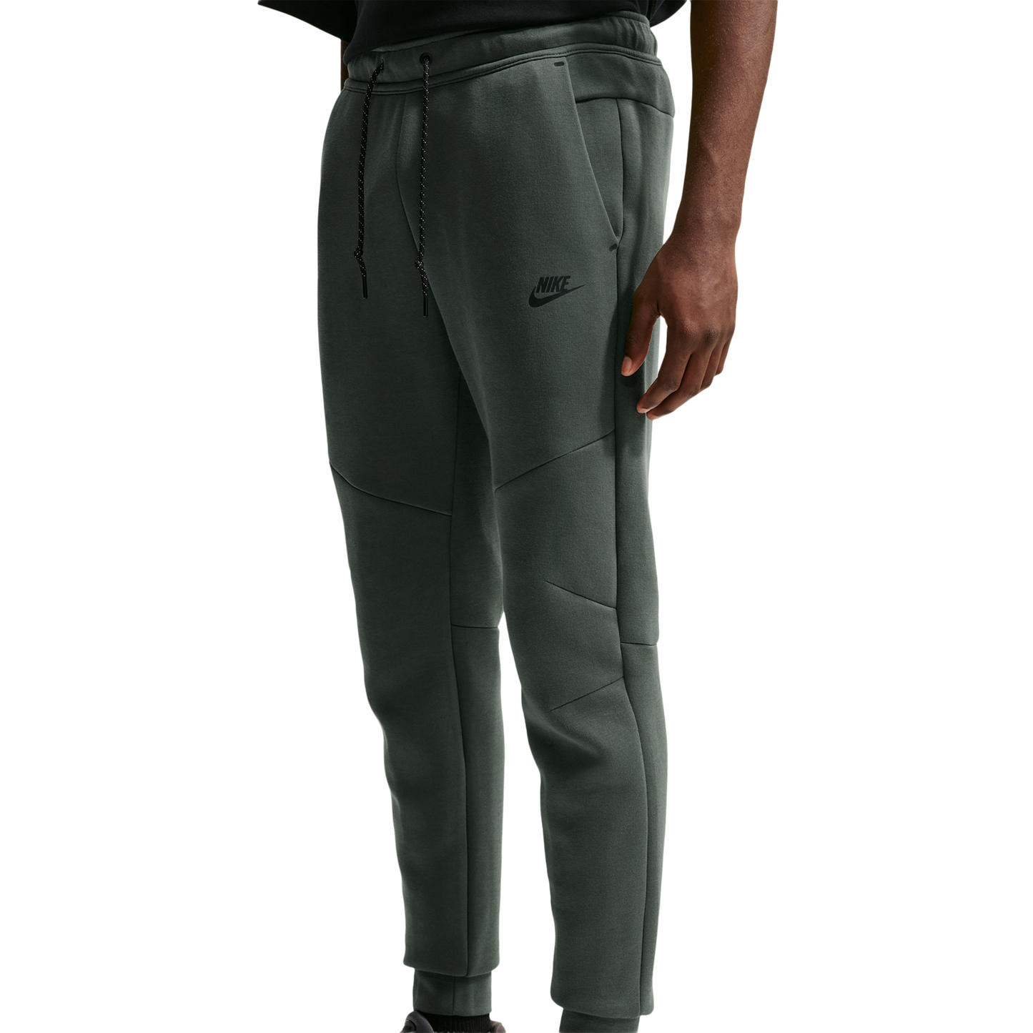 Nike Tech Fleece Jogger - Men's - Black/Camo Green