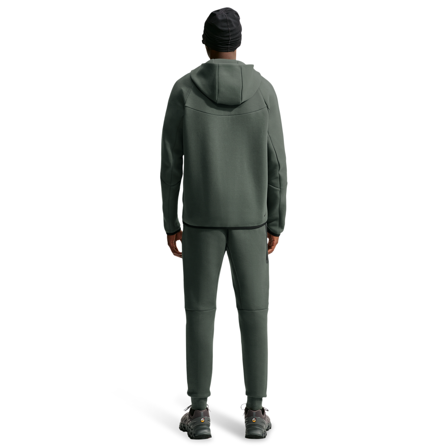Nike Tech Fleece Jogger - Men's - Black/Camo Green