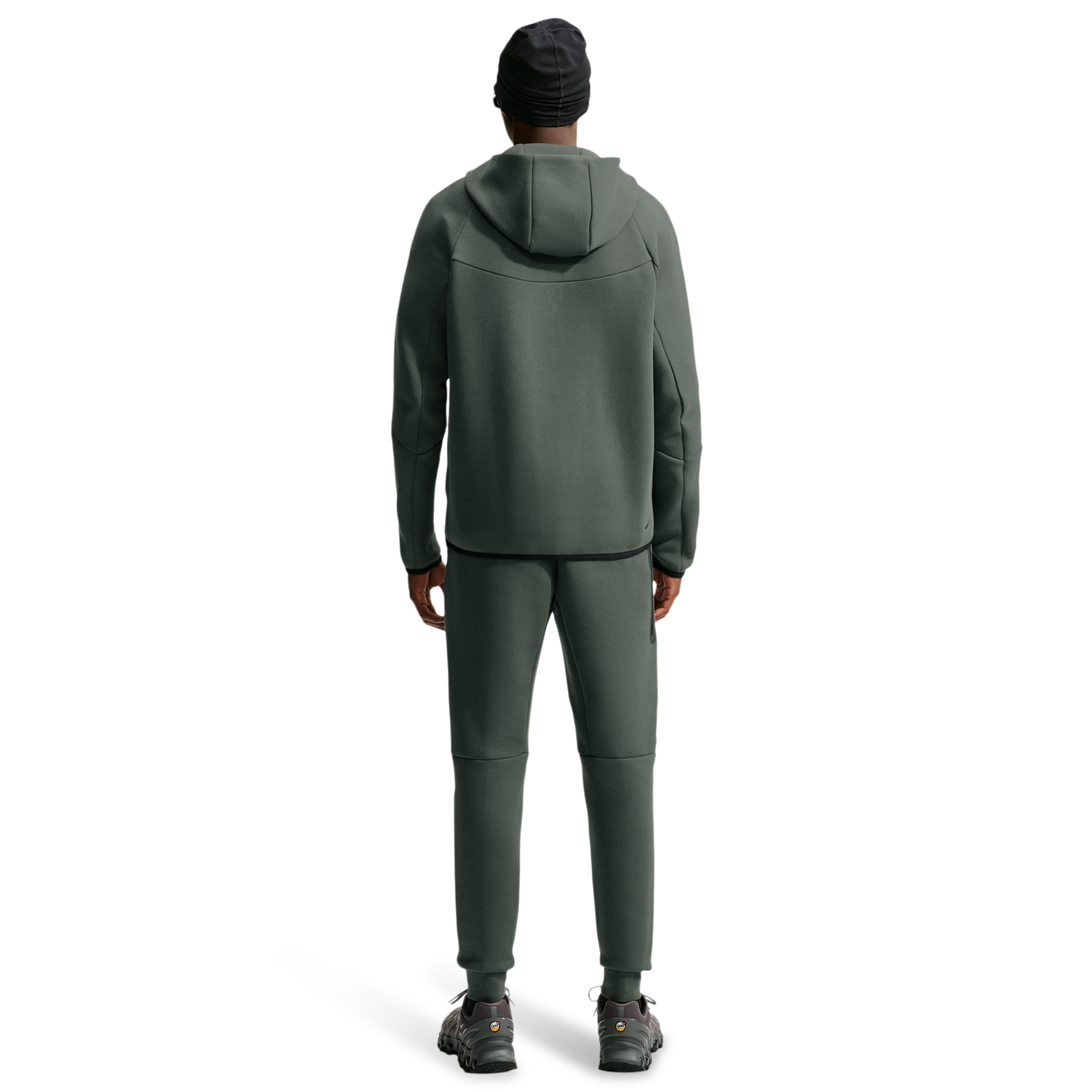 Nike Tech Fleece Jogger - Men's - Black/Camo Green