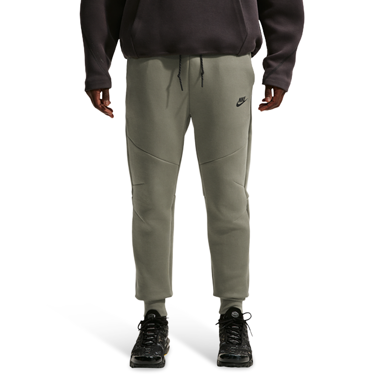 Nike Tech Fleece Jogger - Men's - Silver Sage/Black