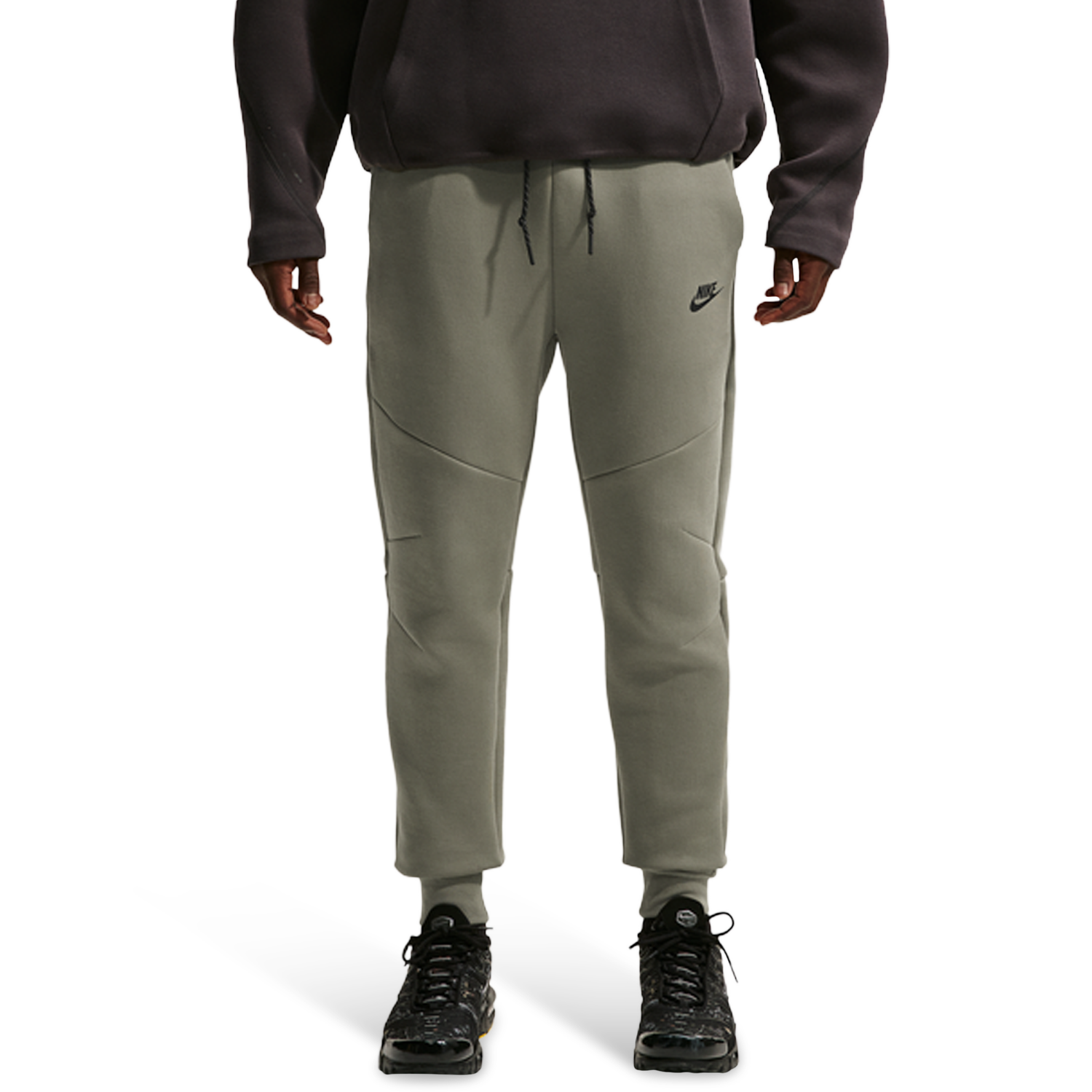 Nike Tech Fleece Jogger - Men's - Silver Sage/Black