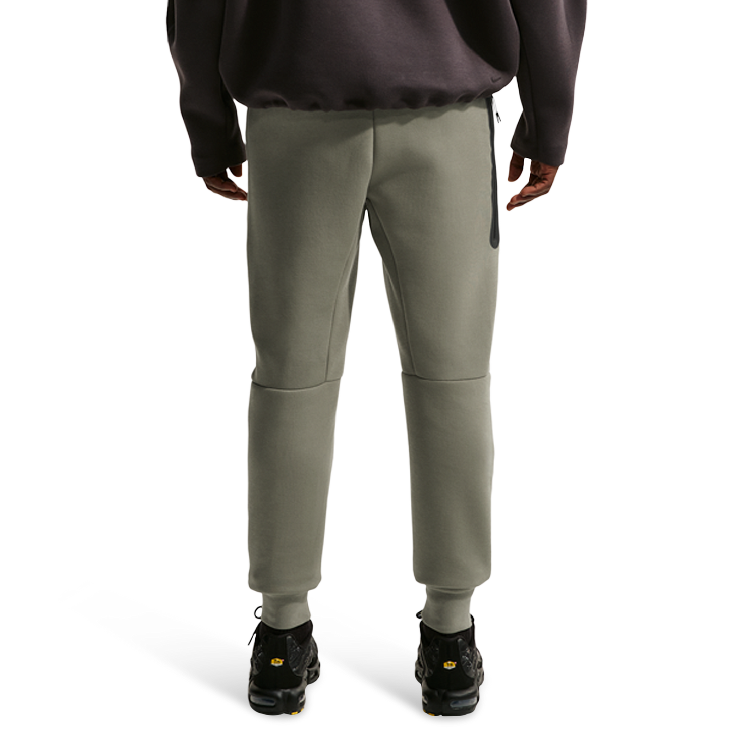 Nike Tech Fleece Jogger - Men's - Silver Sage/Black
