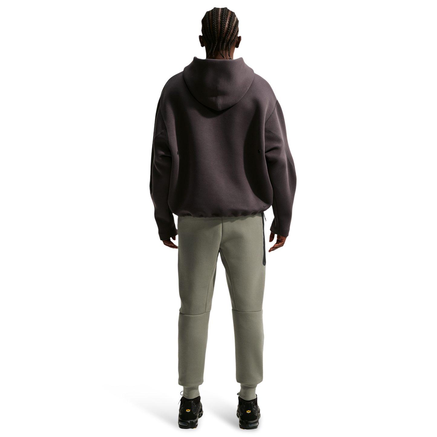 Nike Tech Fleece Jogger - Men's - Silver Sage/Black