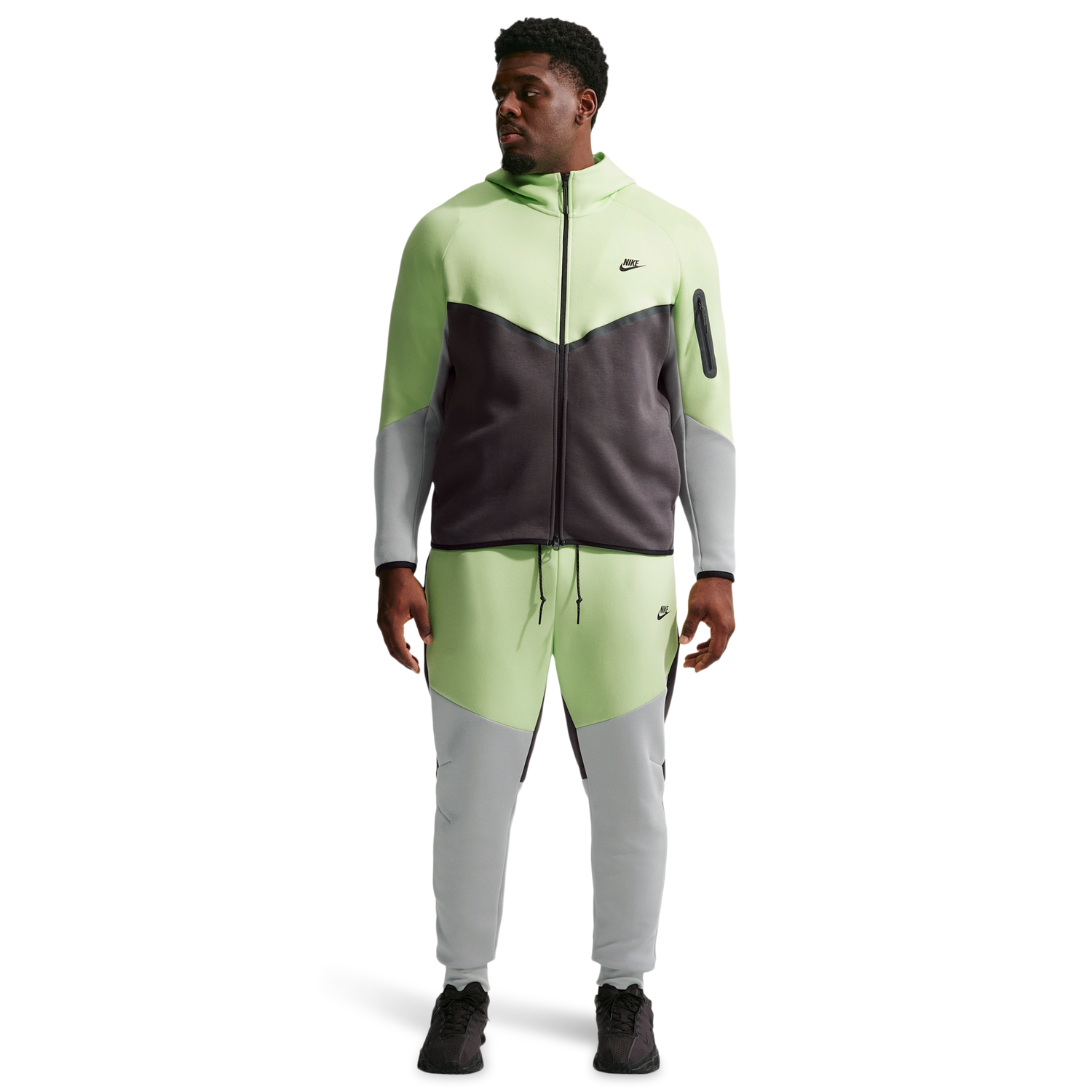 Nike Tech Fleece Jogger - Men's - Lt Liquid Lime/Anthracite/Lt Smoke Grey