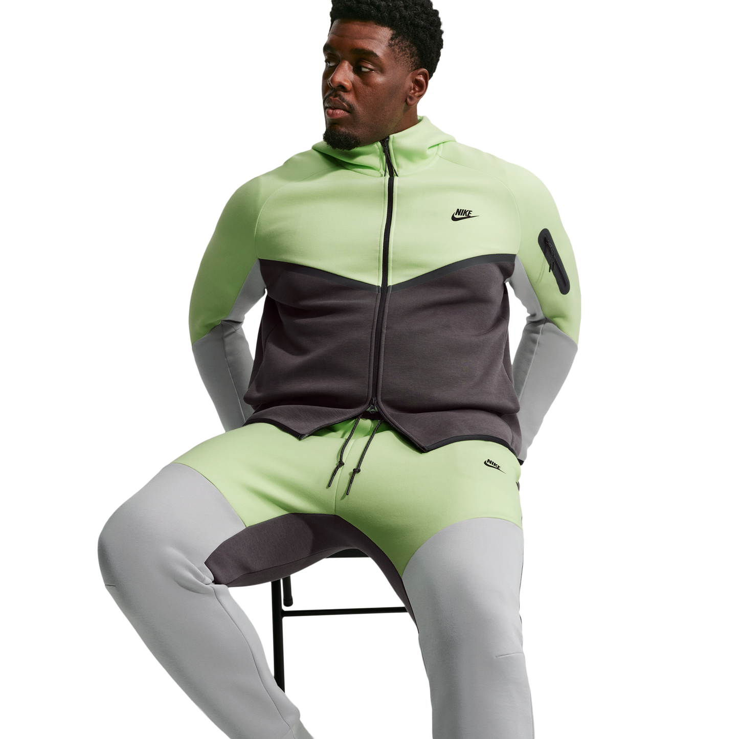 Nike Tech Fleece Jogger - Men's - Lt Liquid Lime/Anthracite/Lt Smoke Grey