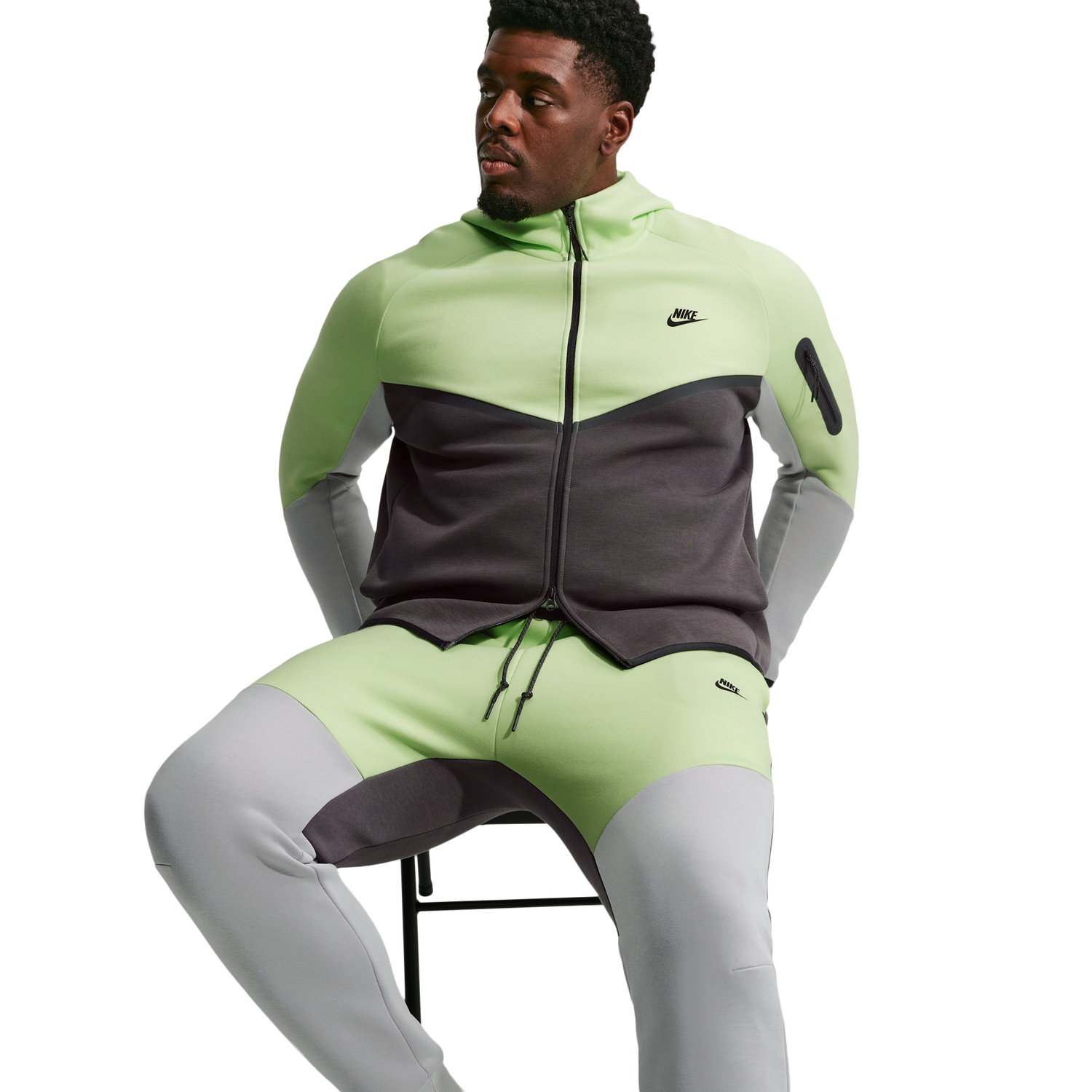 Nike Tech Fleece Jogger - Men's - Lt Liquid Lime/Anthracite/Lt Smoke Grey