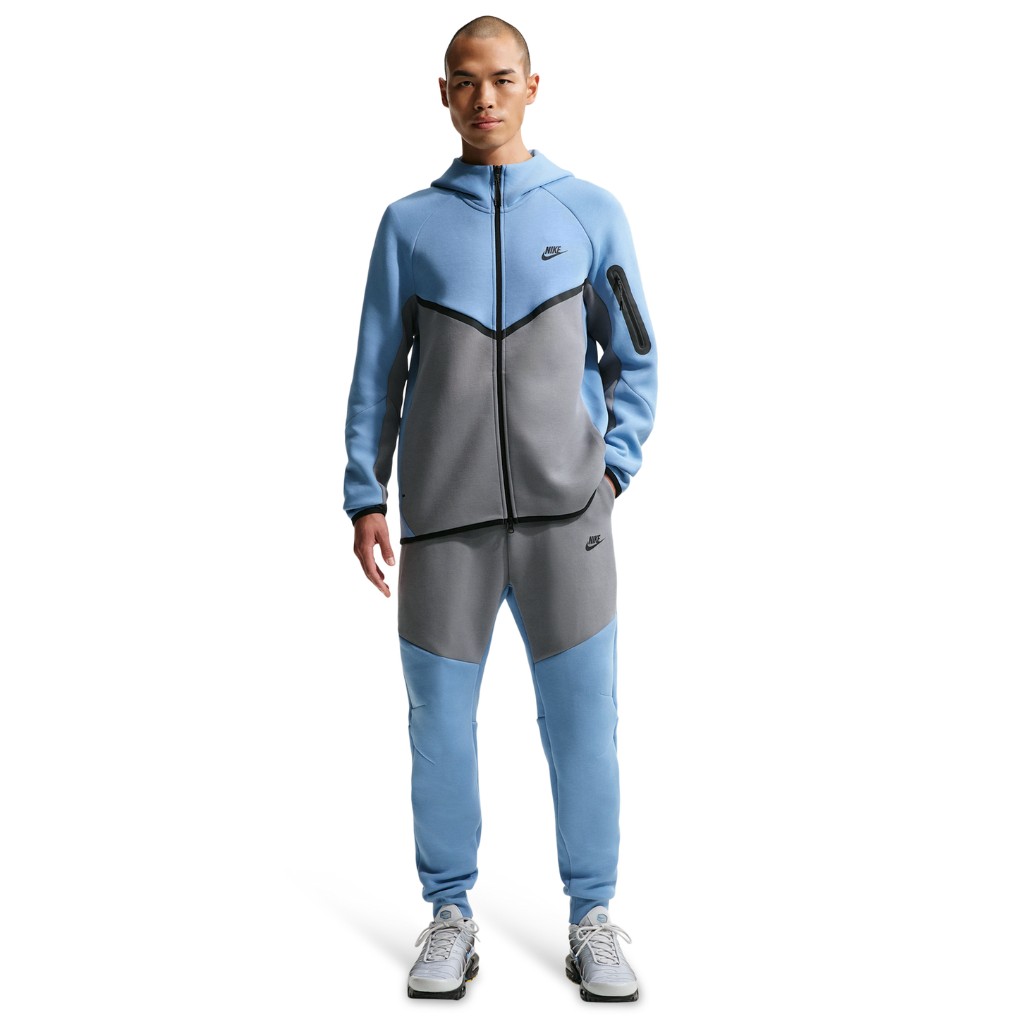 Nike Tech Fleece Jogger - Men's - Work Blue/Black/Cool Grey