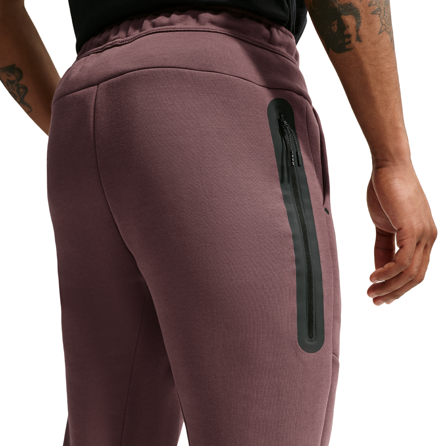 Nike Tech Fleece Jogger - Men's - Black/Tattoo