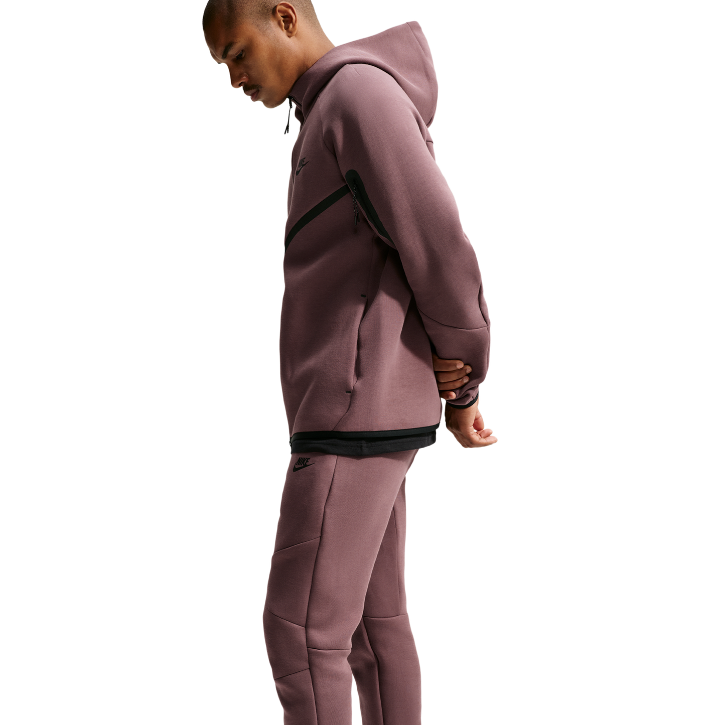 Nike Tech Fleece Jogger - Men's - Black/Tattoo